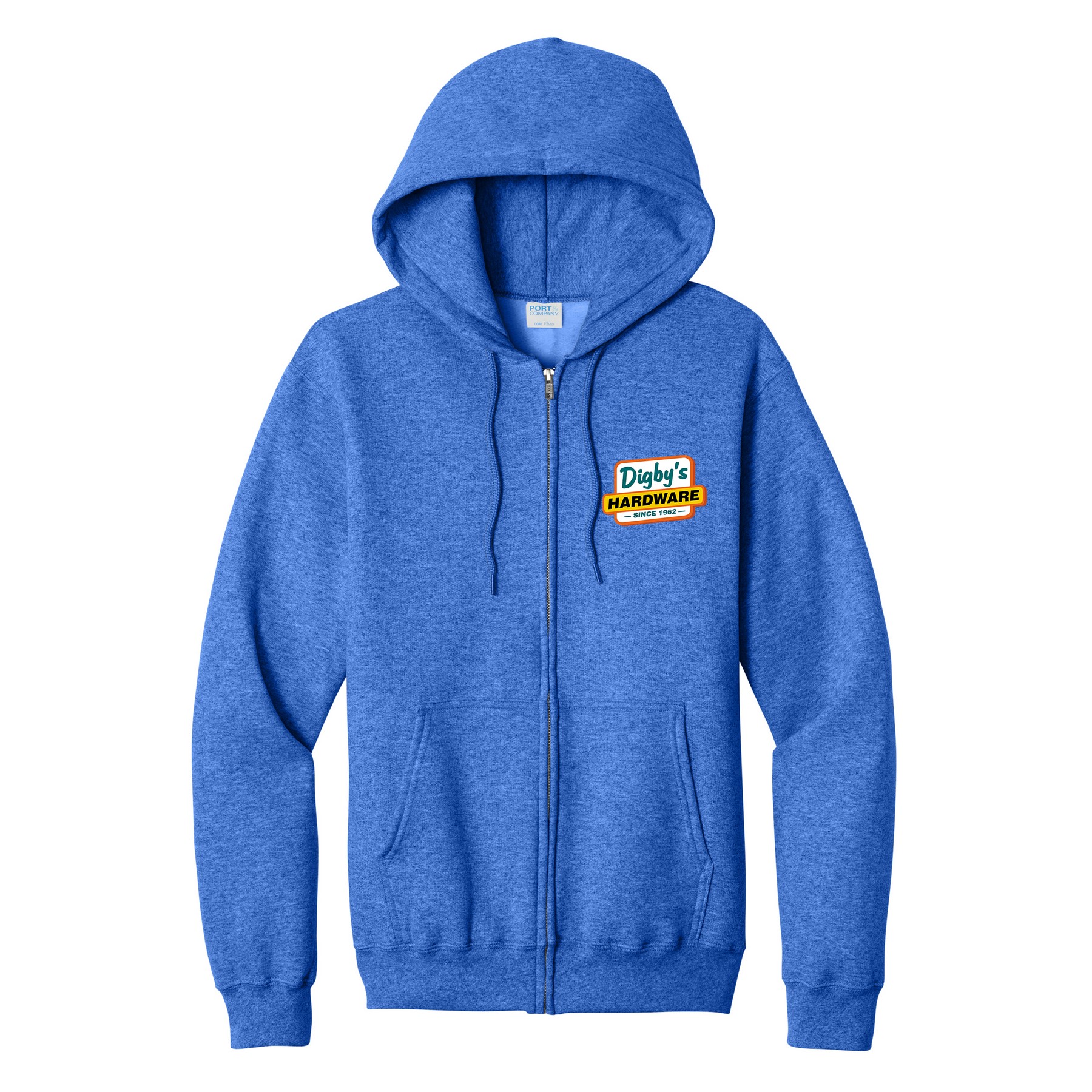 Port & Company® core Fleece Full-Zip Hooded Sweatshirt 1
