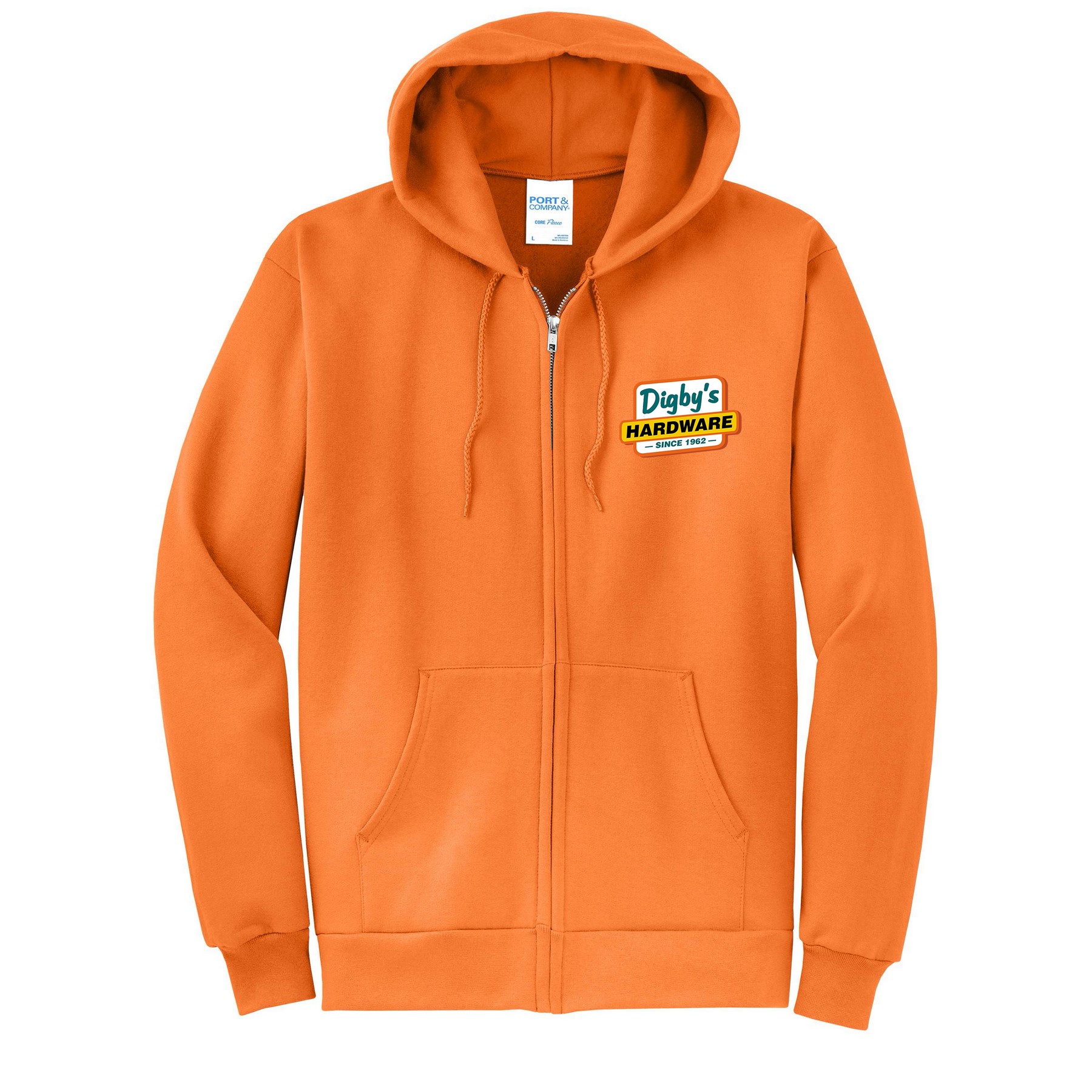 Port & Company® core Fleece Full-Zip Hooded Sweatshirt 1