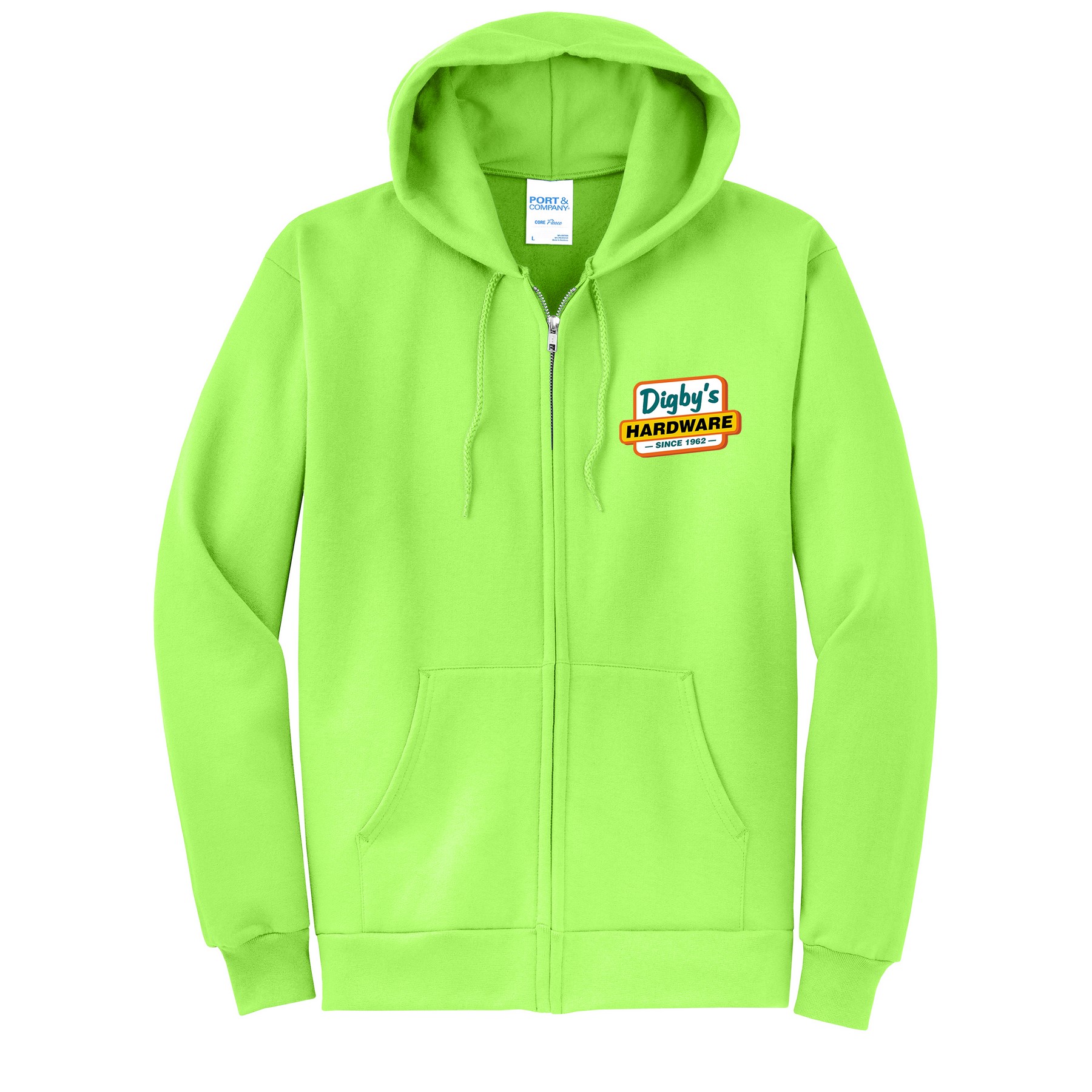 Port & Company® core Fleece Full-Zip Hooded Sweatshirt 1