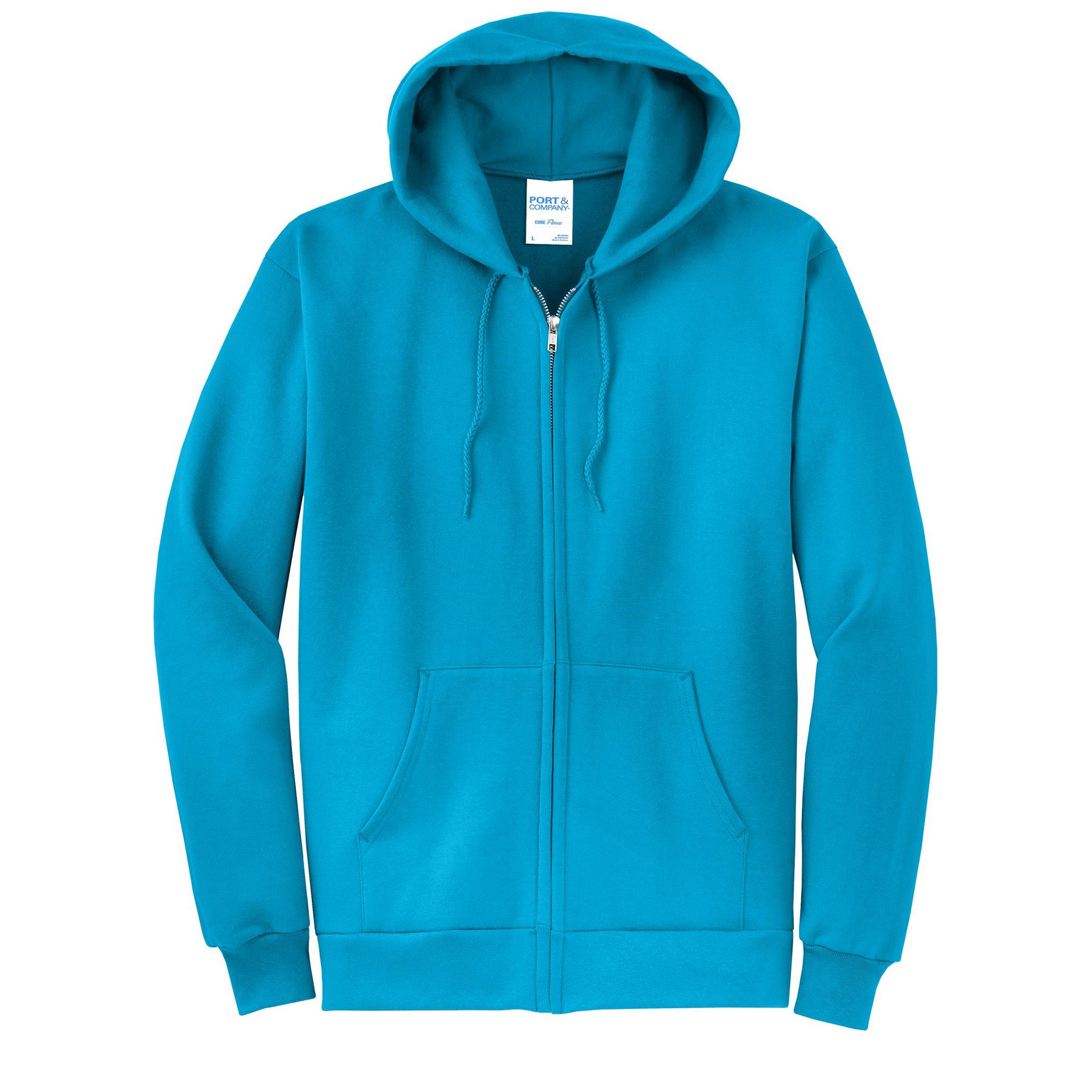 Port & Company® core Fleece Full-Zip Hooded Sweatshirt 1