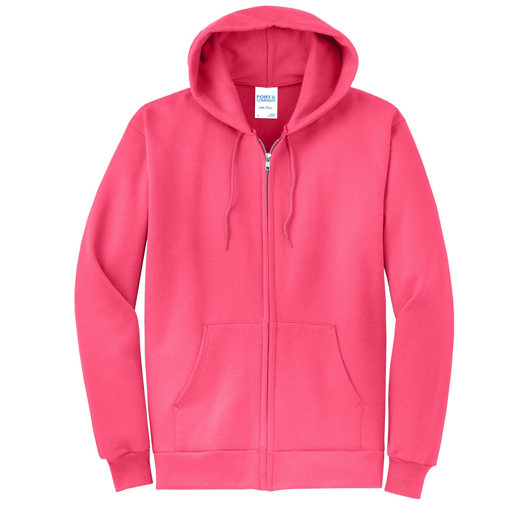 Port & Company® core Fleece Full-Zip Hooded Sweatshirt 1