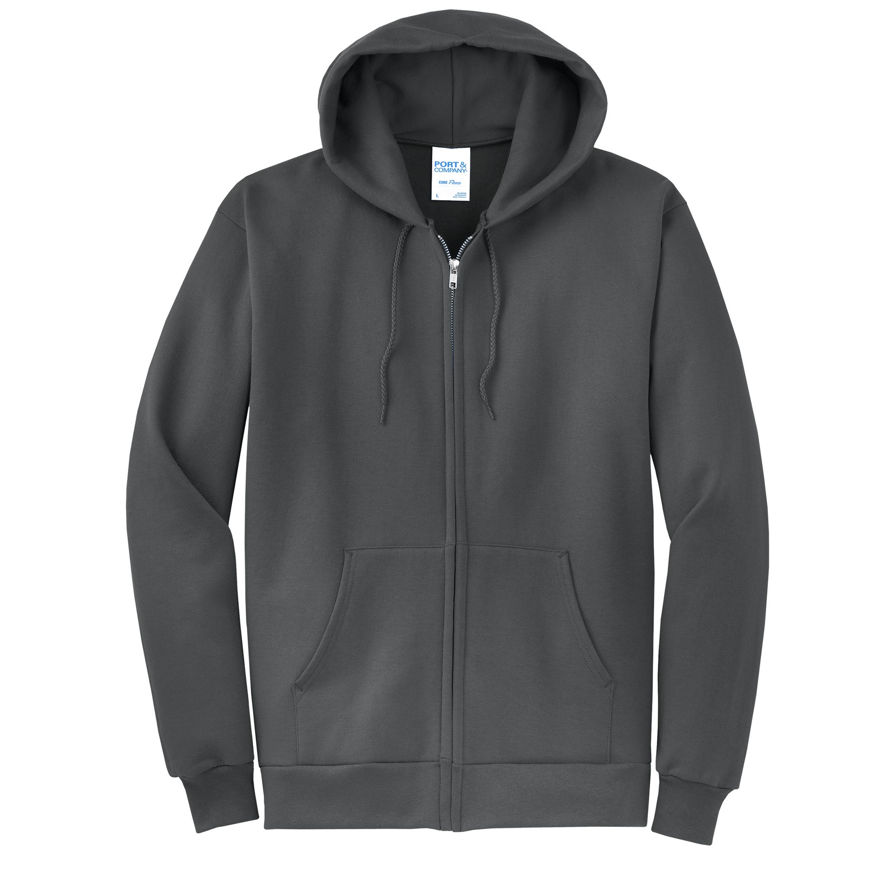 Port & Company® core Fleece Full-Zip Hooded Sweatshirt 1