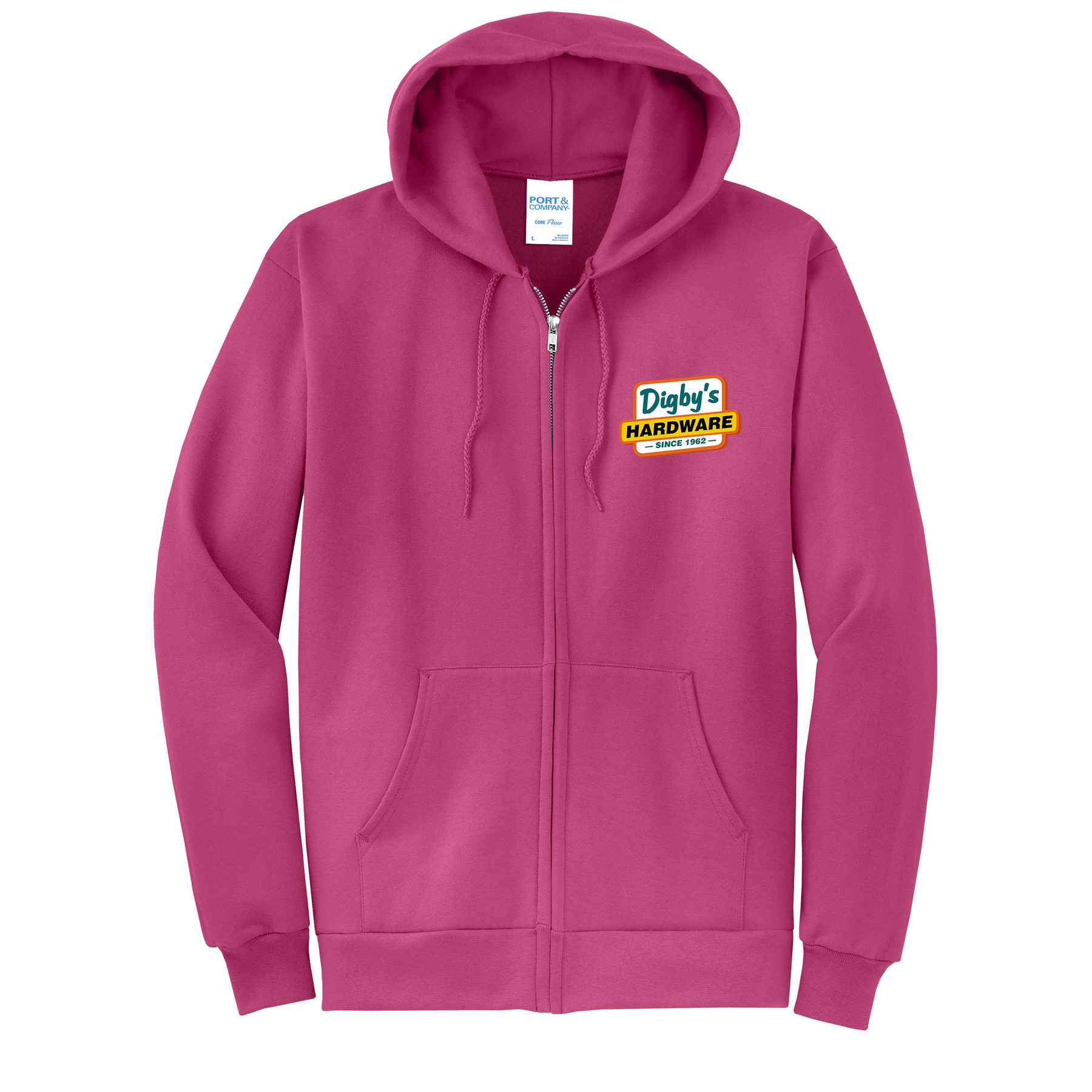 Port & Company® core Fleece Full-Zip Hooded Sweatshirt 1
