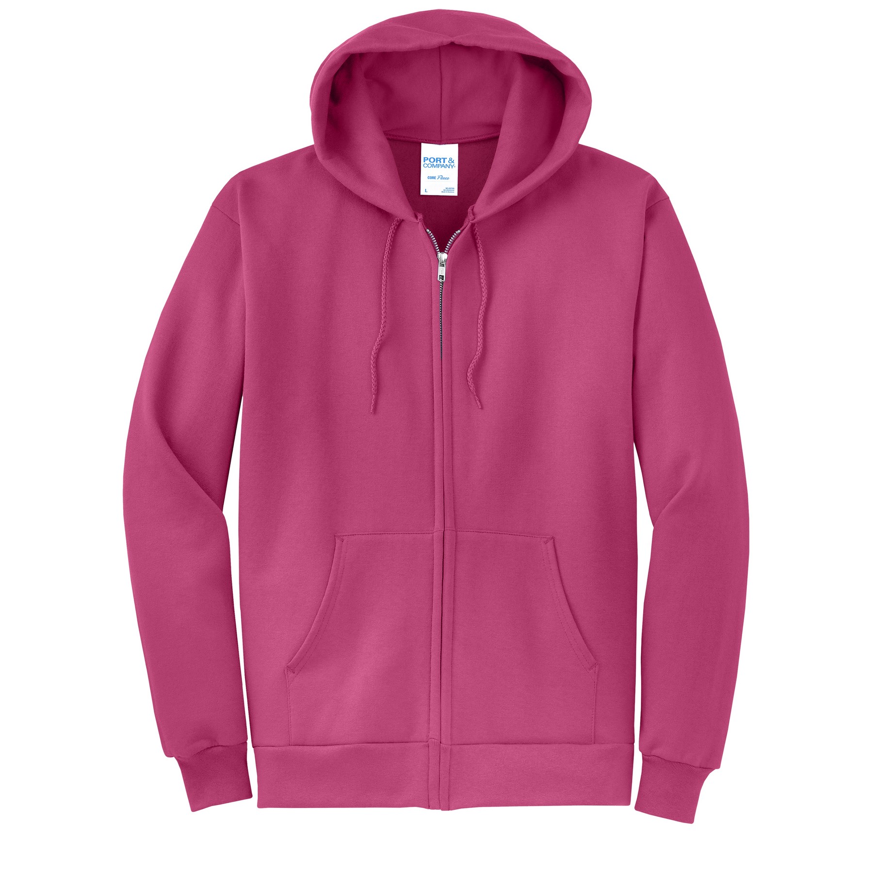 Port & Company® core Fleece Full-Zip Hooded Sweatshirt 1