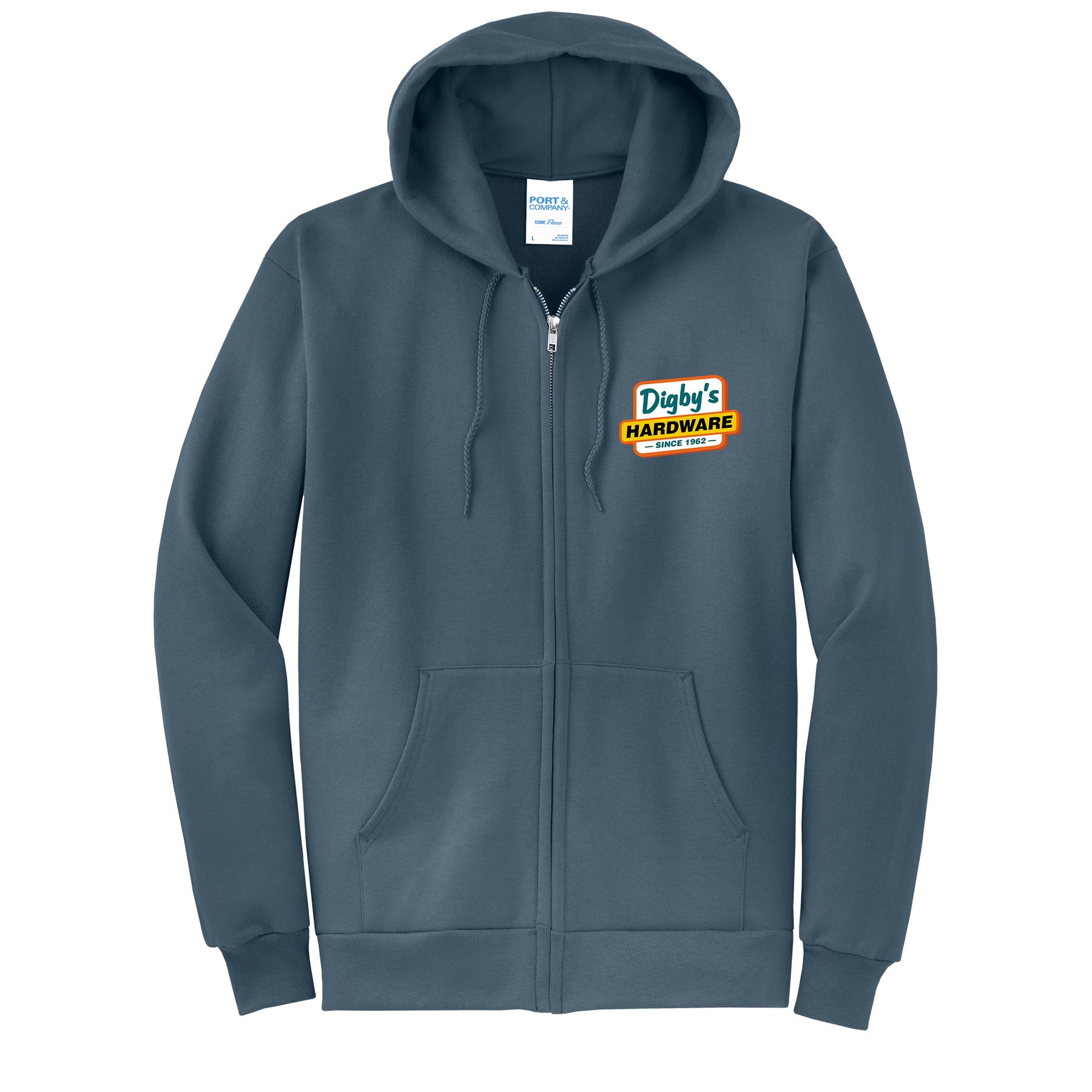 Port & Company® core Fleece Full-Zip Hooded Sweatshirt 1