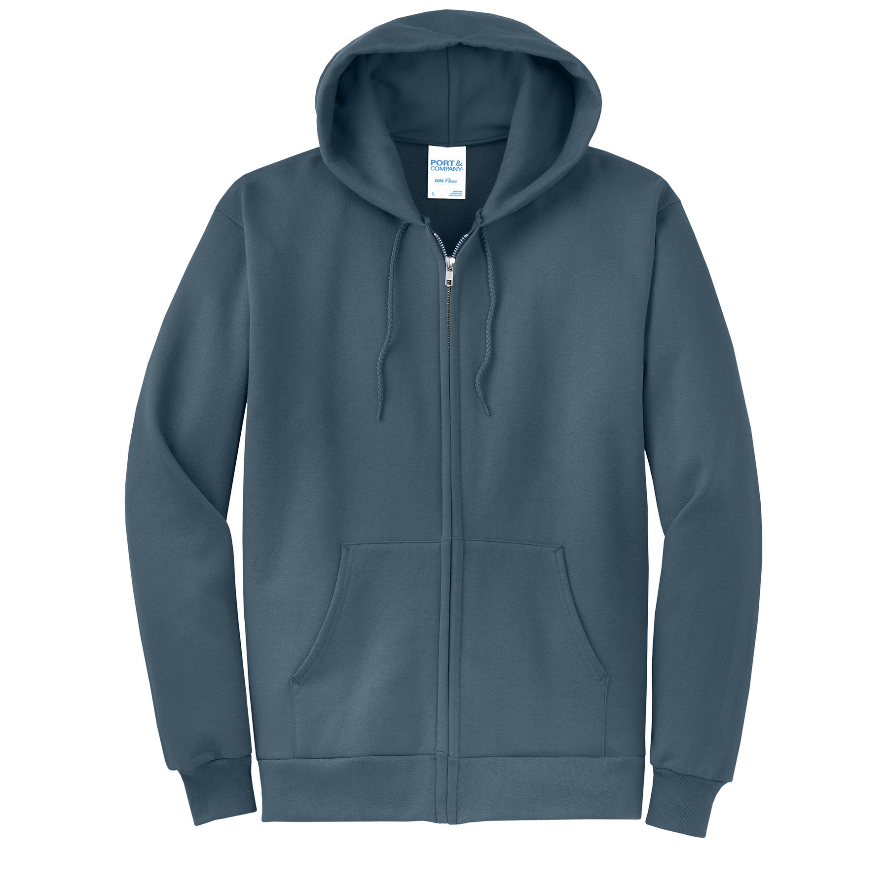 Port & Company® core Fleece Full-Zip Hooded Sweatshirt 1