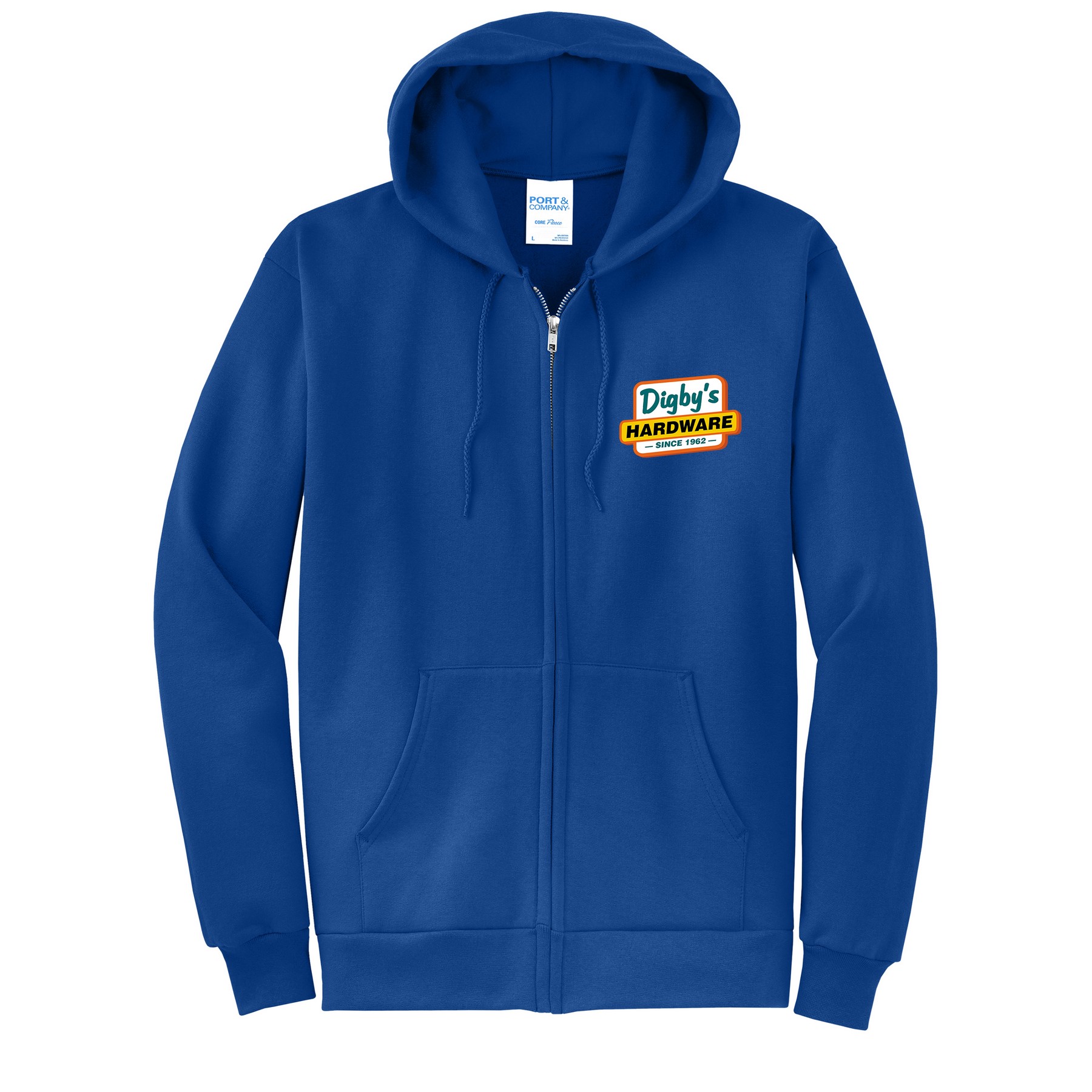 Port & Company® core Fleece Full-Zip Hooded Sweatshirt 1