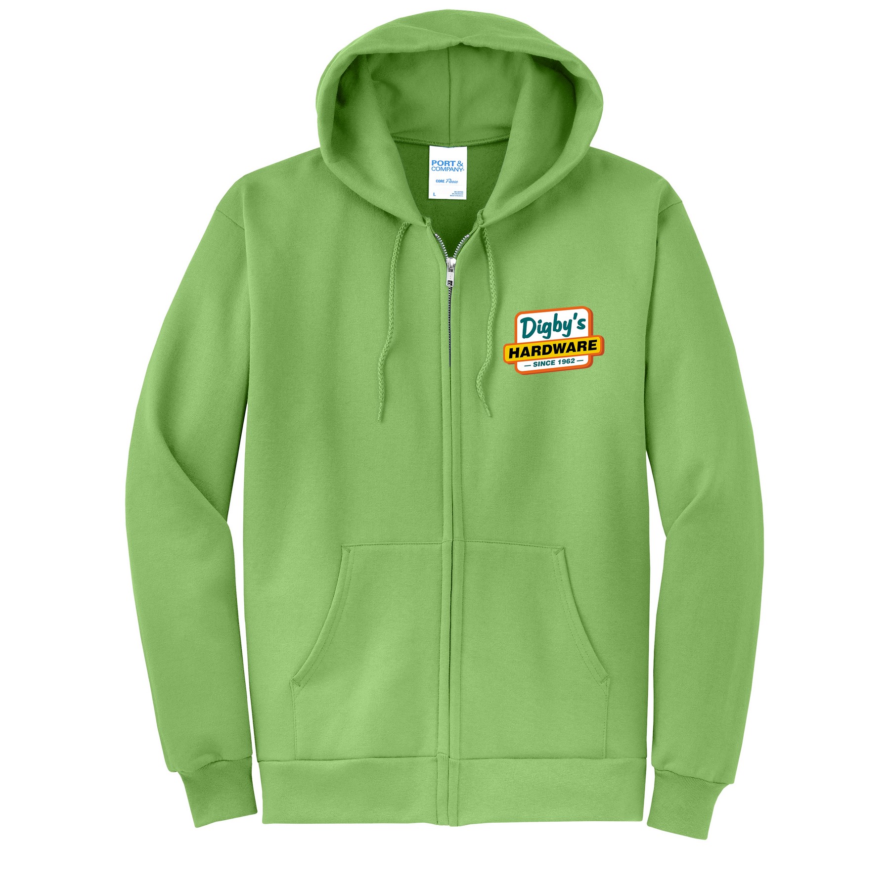 Port & Company® core Fleece Full-Zip Hooded Sweatshirt 1