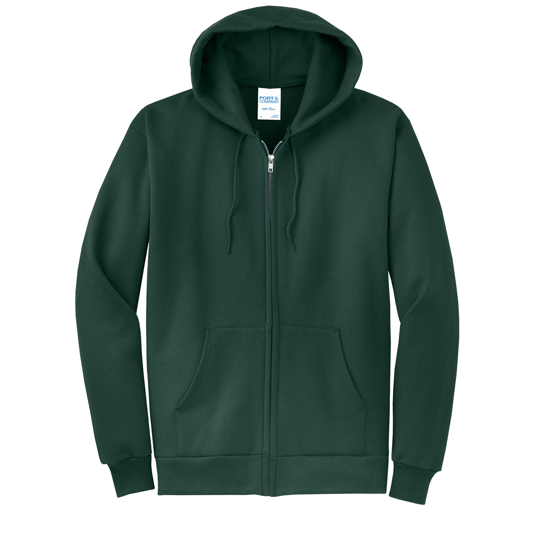Port & Company® core Fleece Full-Zip Hooded Sweatshirt 1