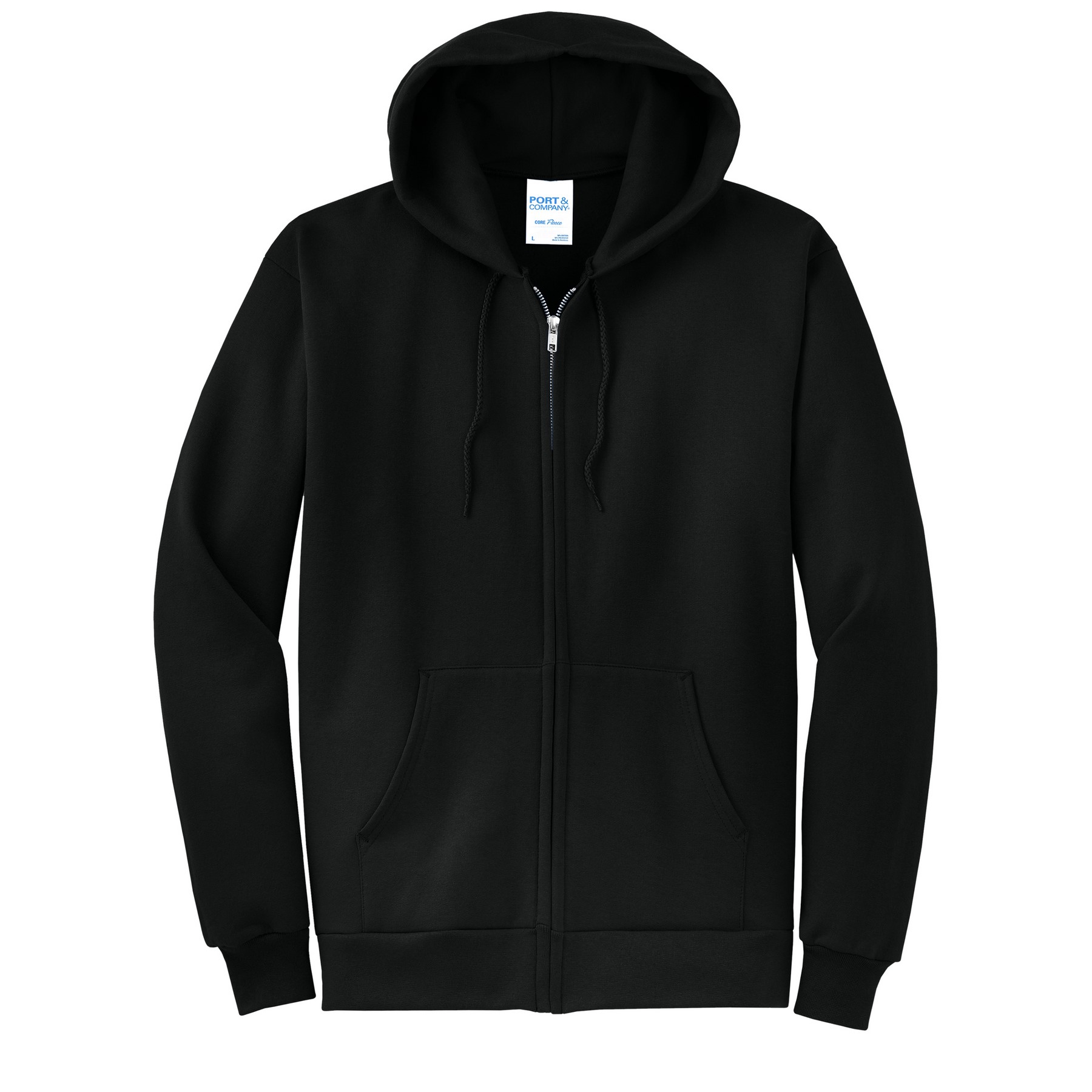 Port & Company® core Fleece Full-Zip Hooded Sweatshirt 1