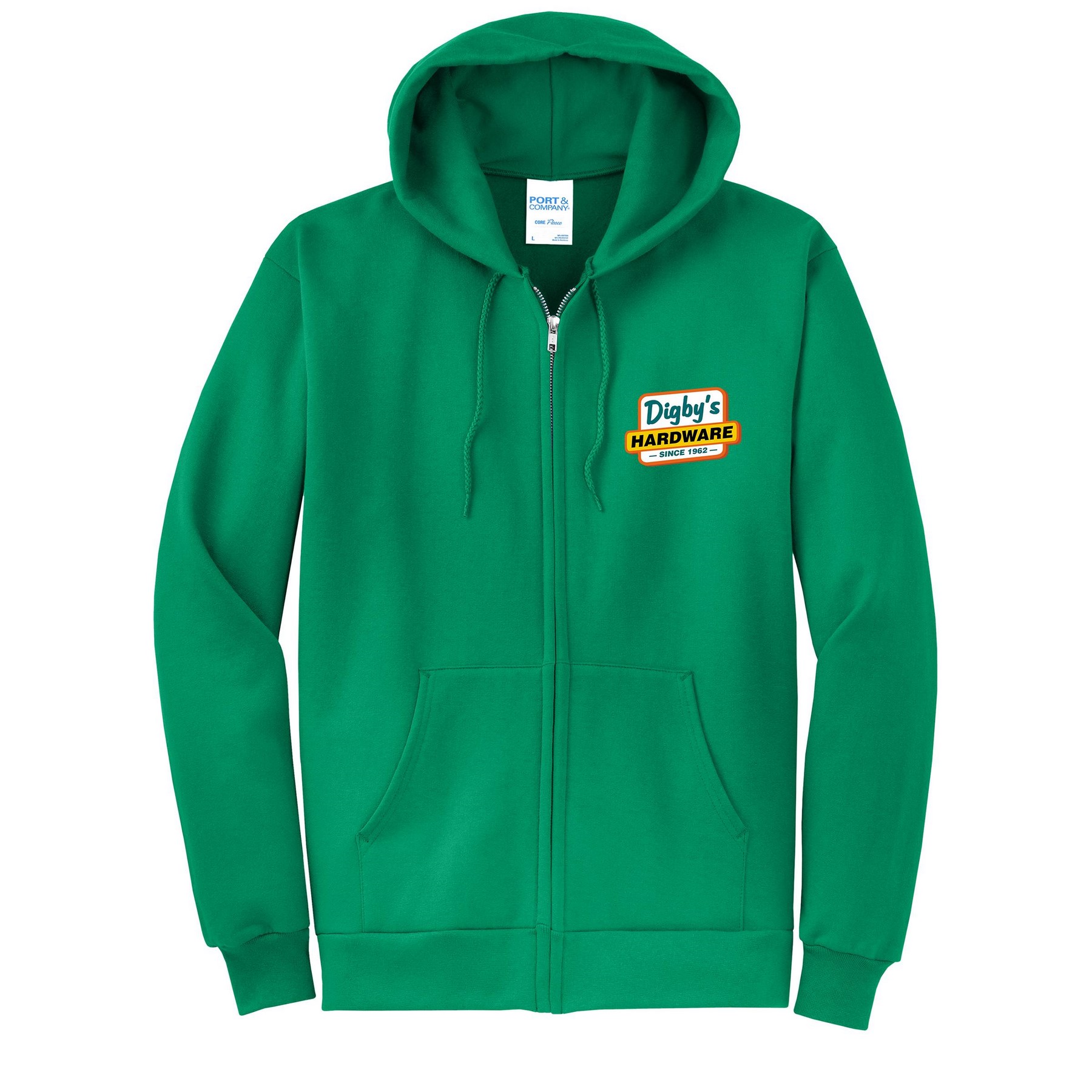 Port & Company® core Fleece Full-Zip Hooded Sweatshirt 1