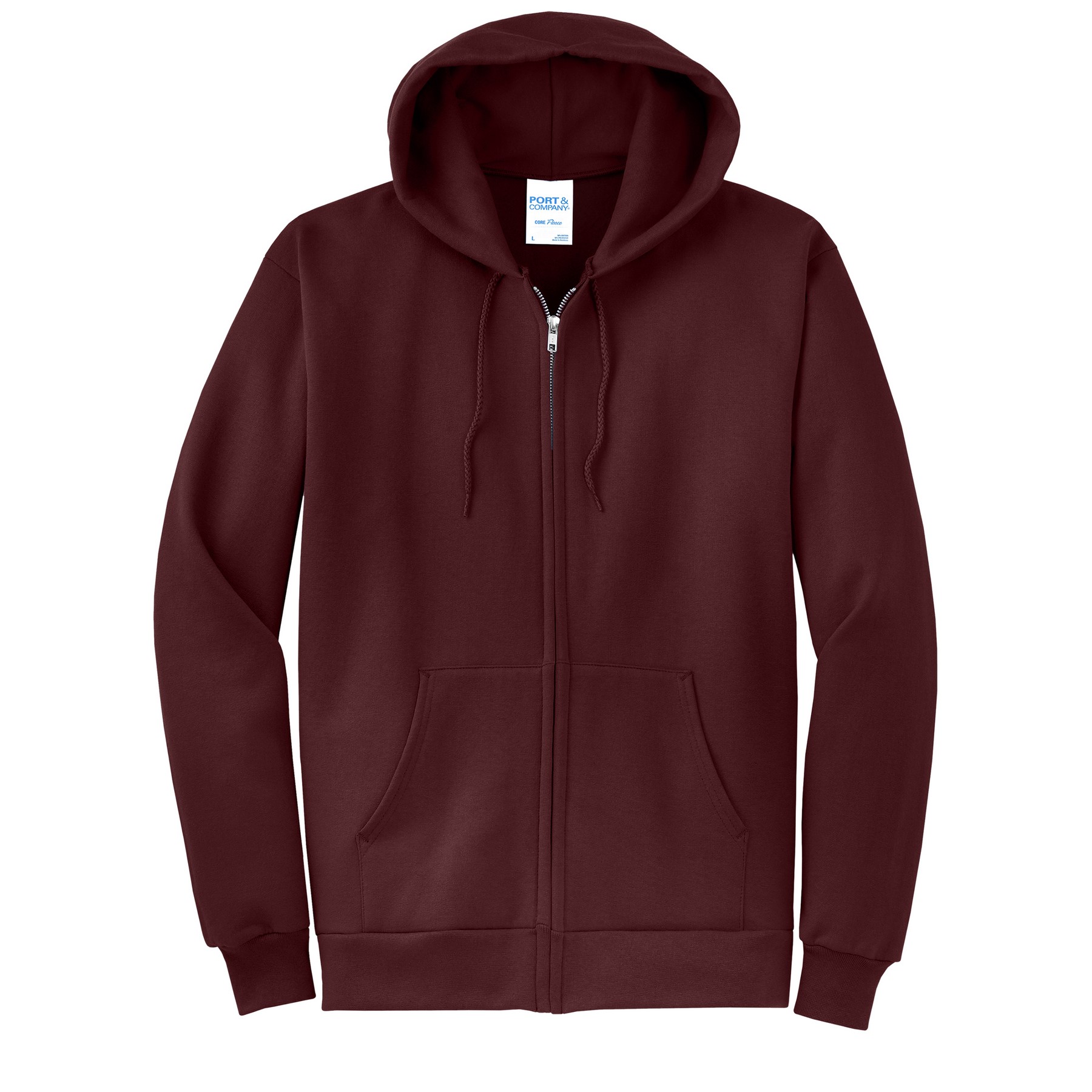 Port & Company® core Fleece Full-Zip Hooded Sweatshirt 1
