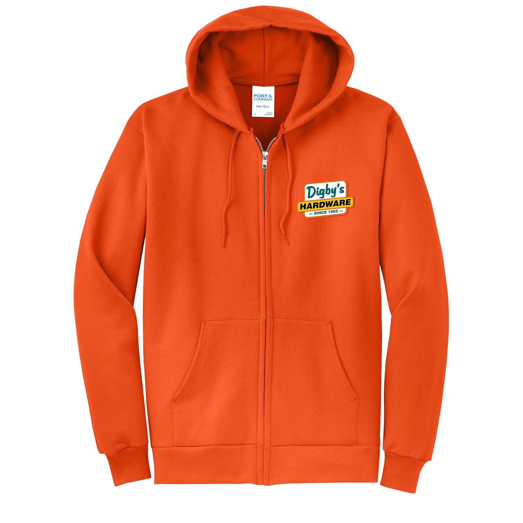 Port & Company® core Fleece Full-Zip Hooded Sweatshirt 1
