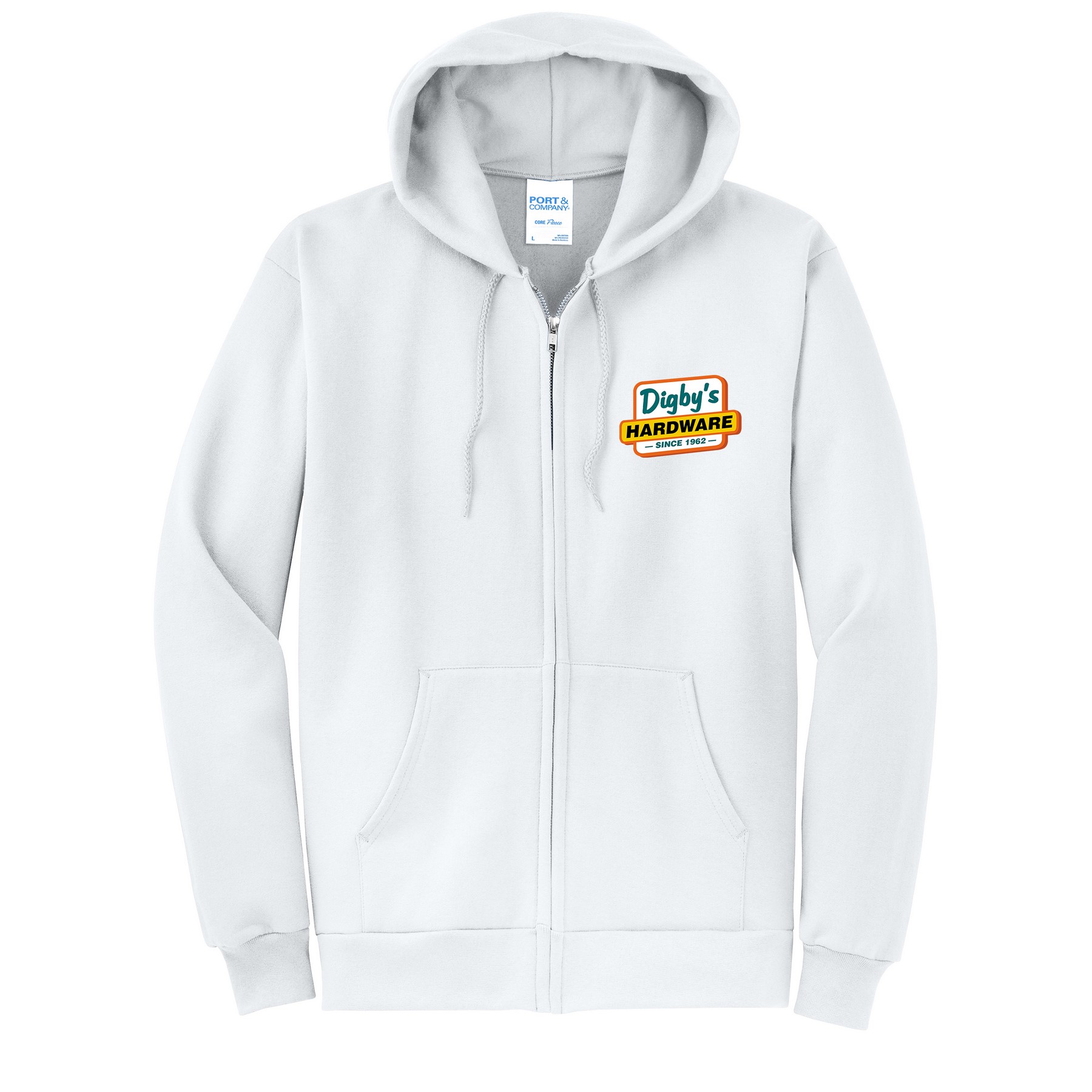 Port & Company® core Fleece Full-Zip Hooded Sweatshirt 1