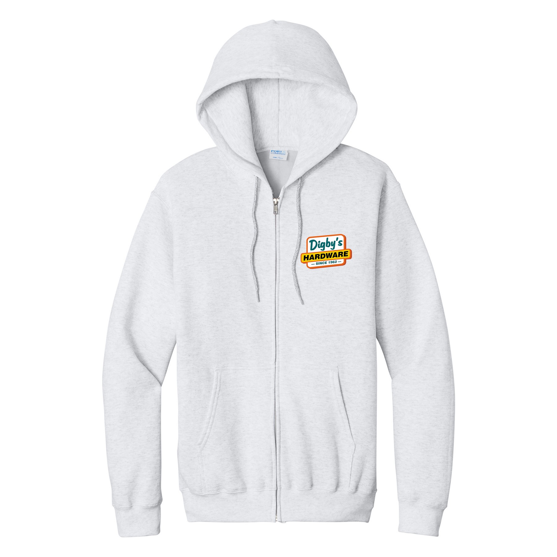 Port & Company® core Fleece Full-Zip Hooded Sweatshirt 1