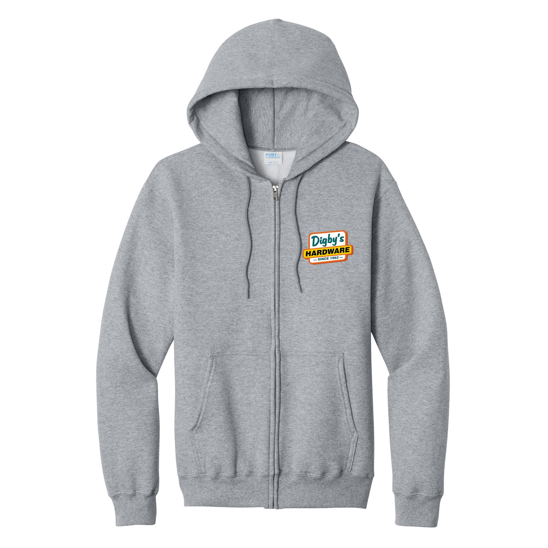 Port & Company® core Fleece Full-Zip Hooded Sweatshirt 1