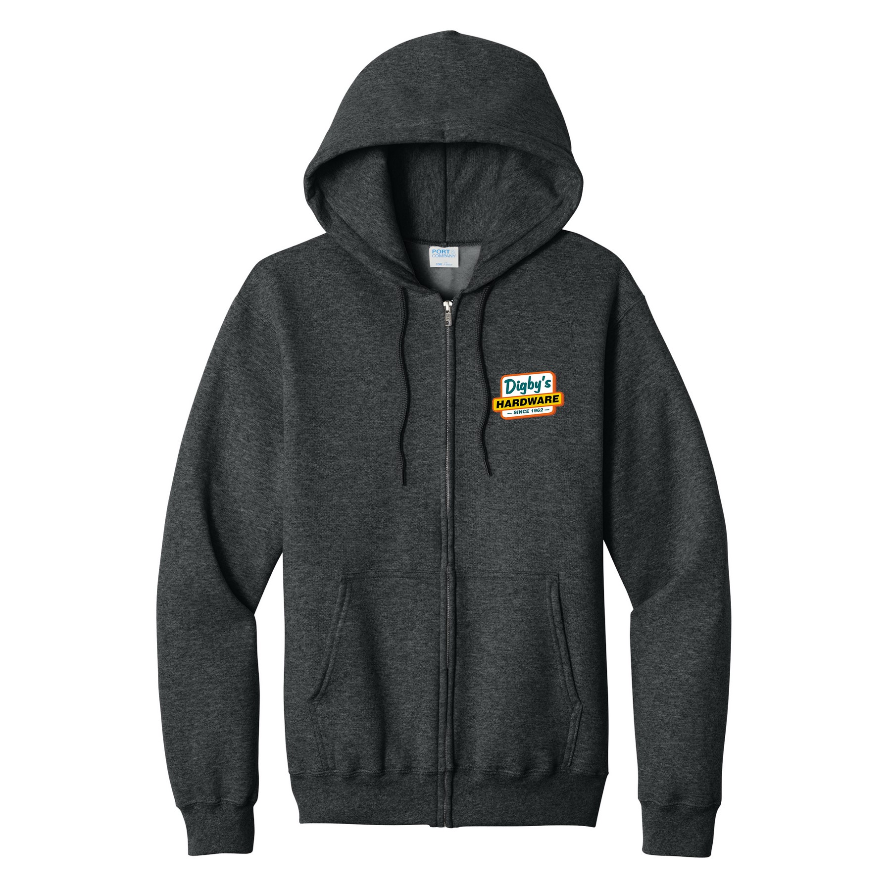 Port & Company® core Fleece Full-Zip Hooded Sweatshirt 1