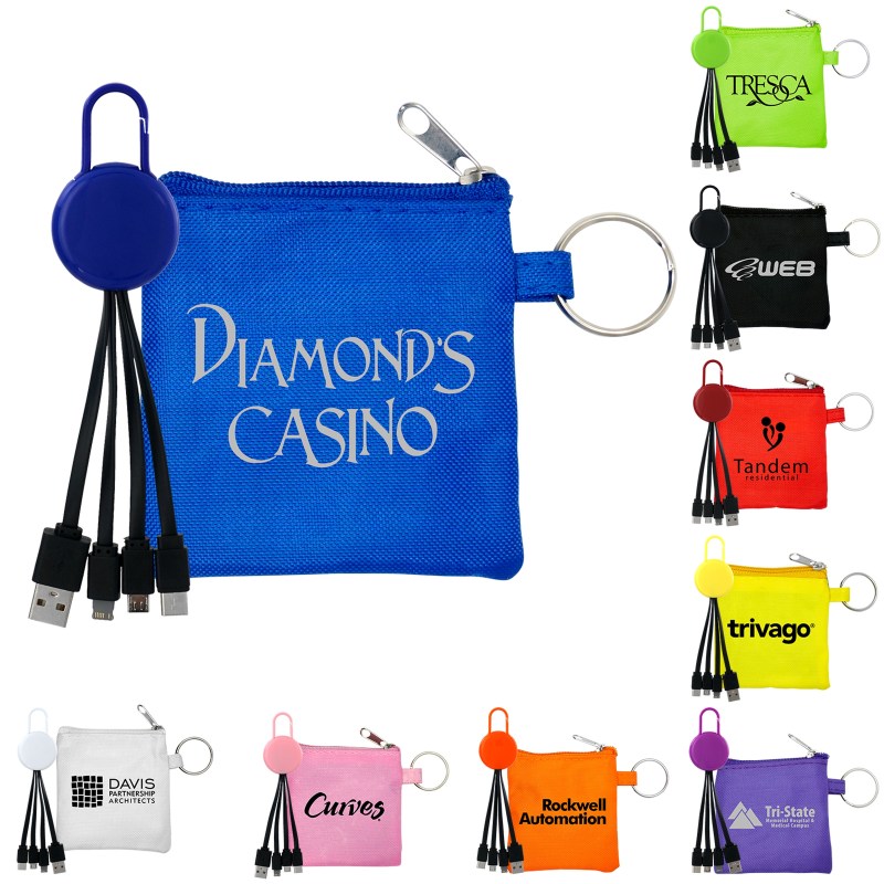 Colorful Pouch & Cable Set 1 Colorful Pouch & Cable Set 1