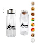 Metal Lanyard Lid 32 oz Snack Bottle - logo 1 Metal Lanyard Lid 32 oz Snack Bottle - logo 1