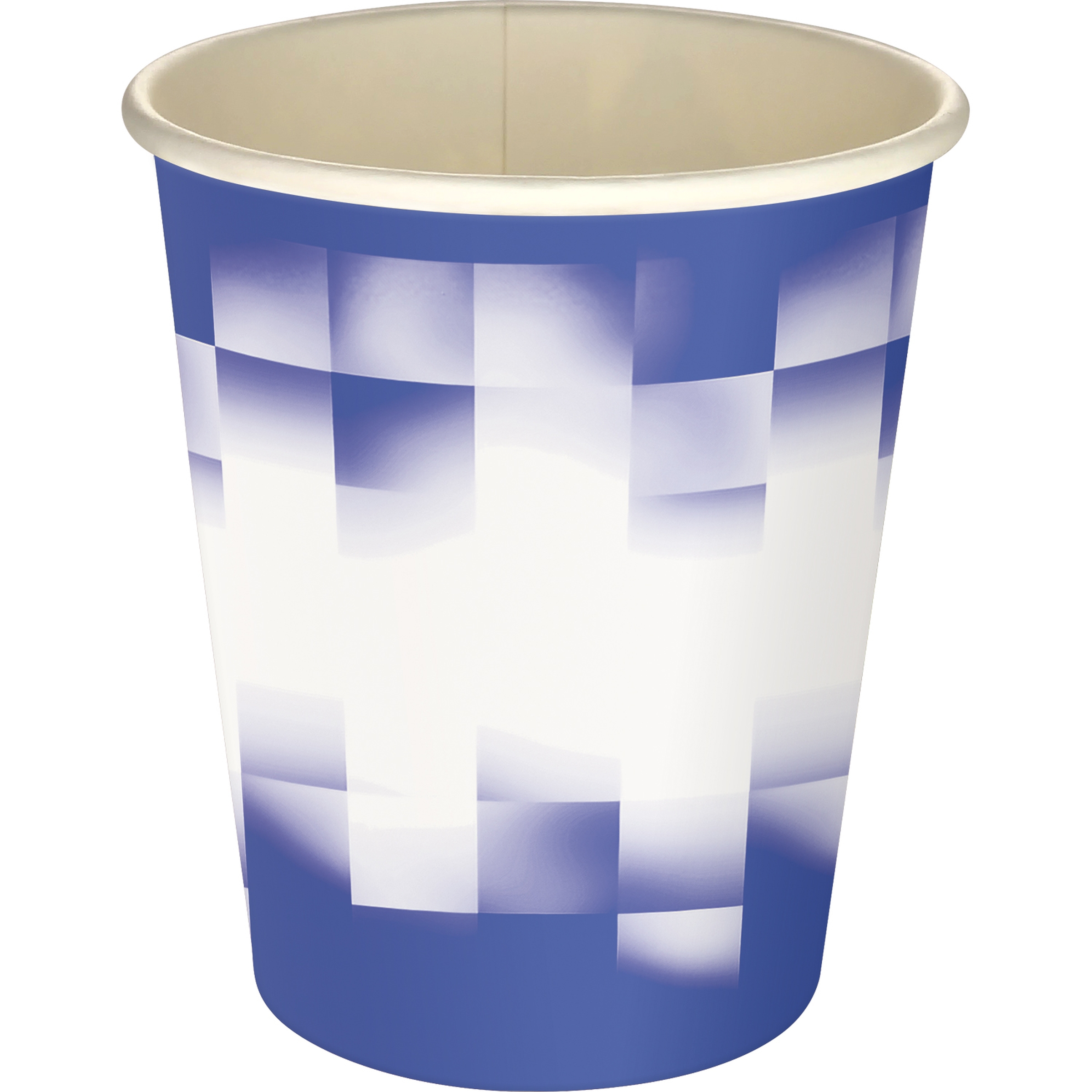 5 oz Full Color Shaded Checkers Paper Cup 1