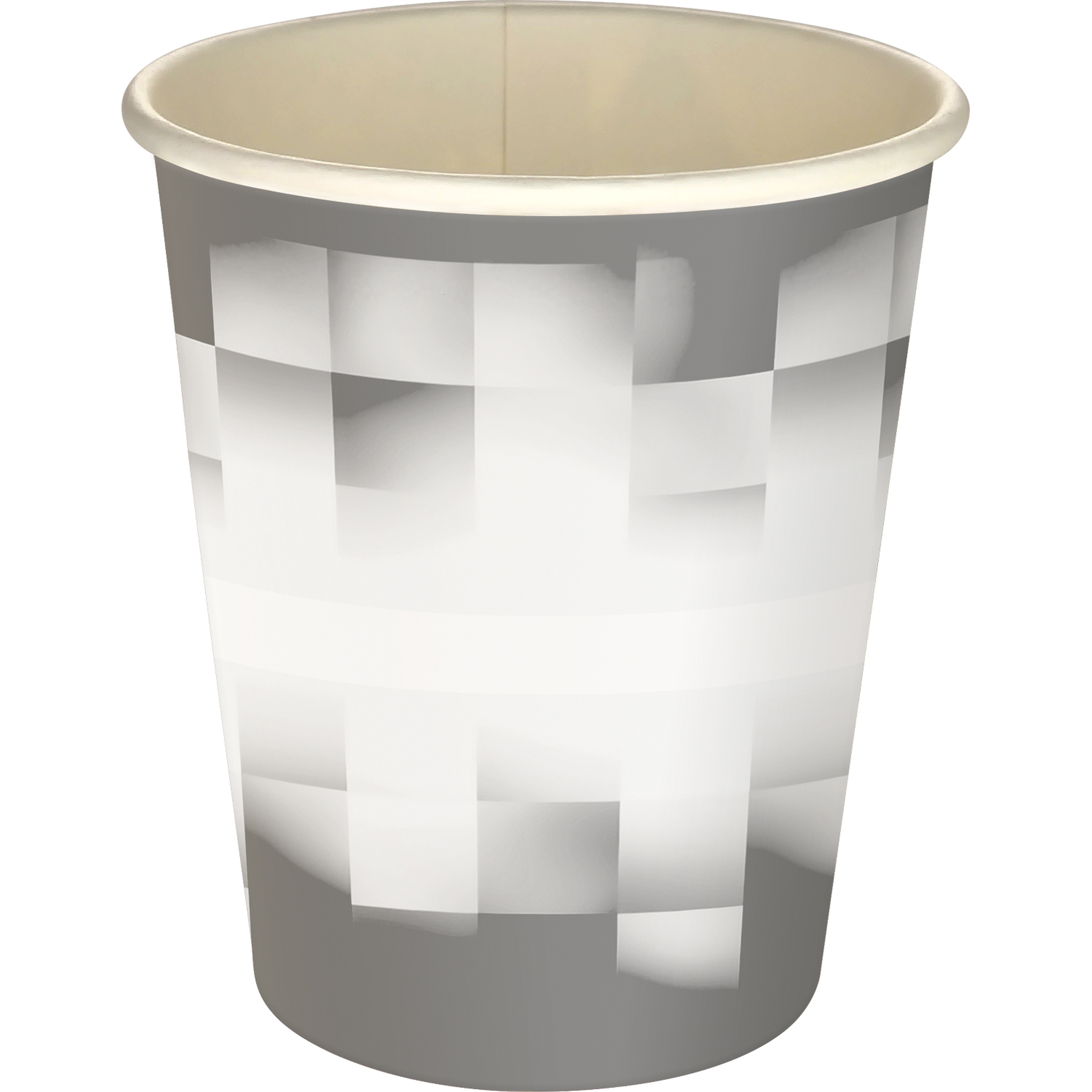 5 oz Full Color Shaded Checkers Paper Cup 1