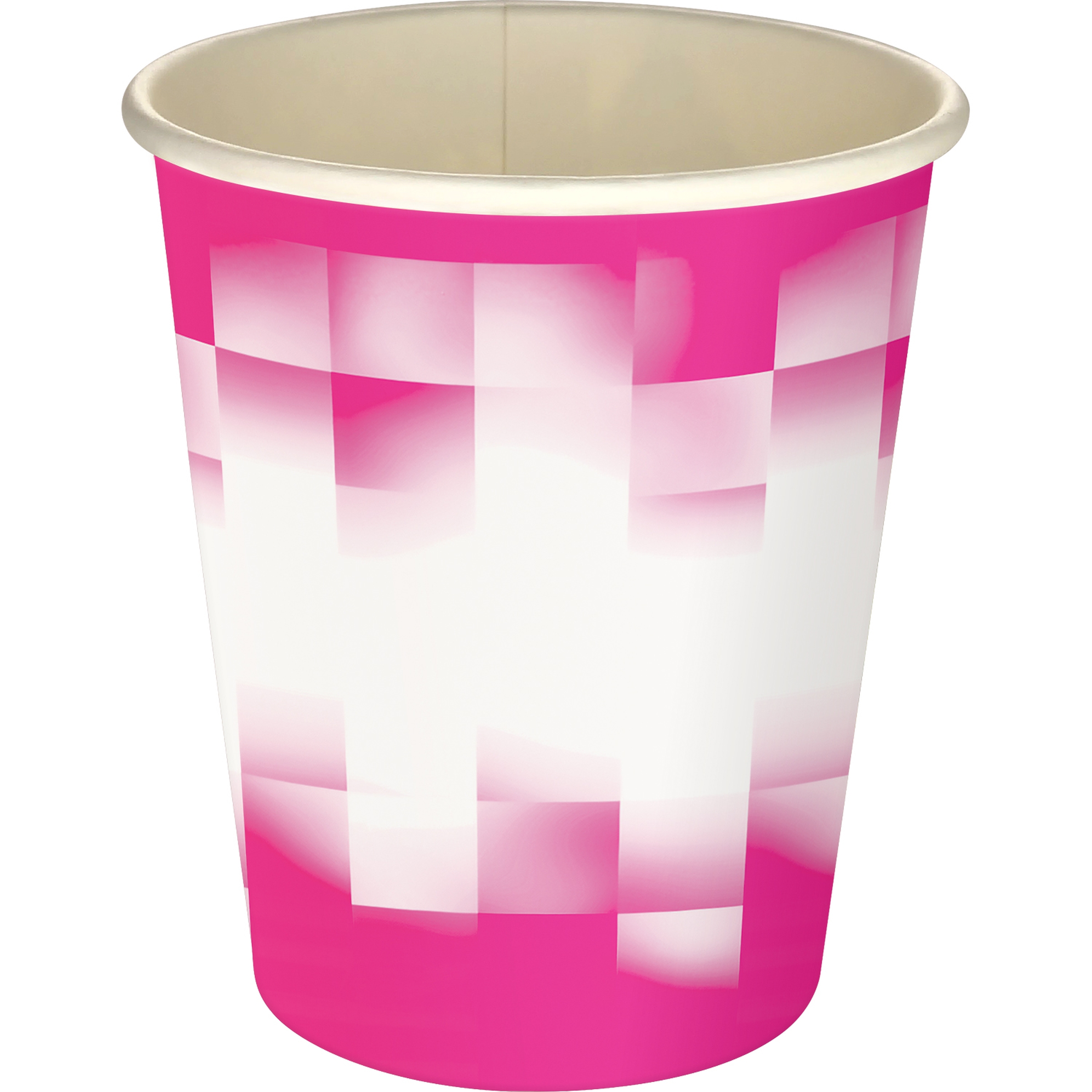 5 oz Full Color Shaded Checkers Paper Cup 1