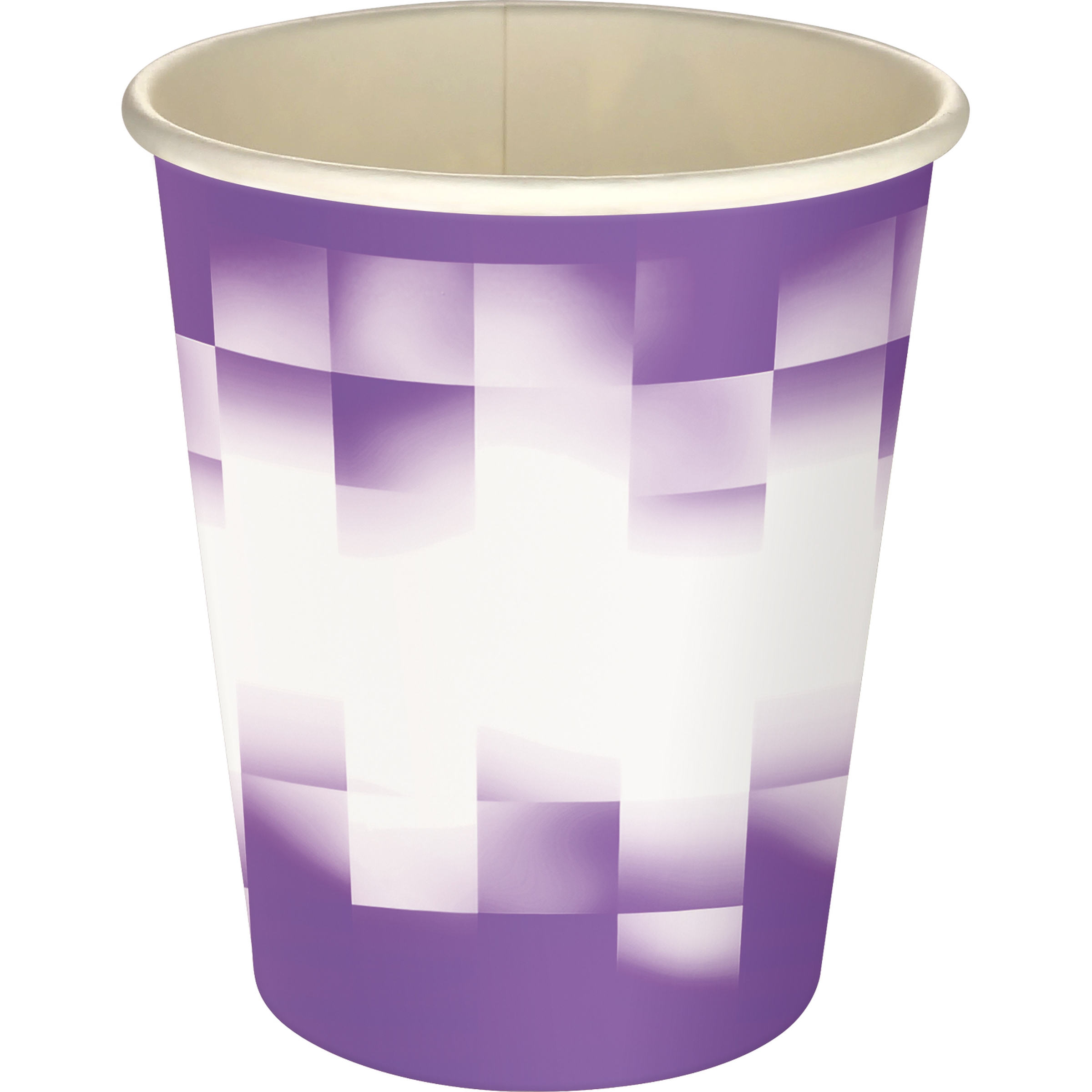 5 oz Full Color Shaded Checkers Paper Cup 1