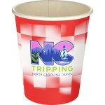 5 oz Full Color Shaded Checkers Paper Cup - red 5 oz Full Color Shaded Checkers Paper Cup - red