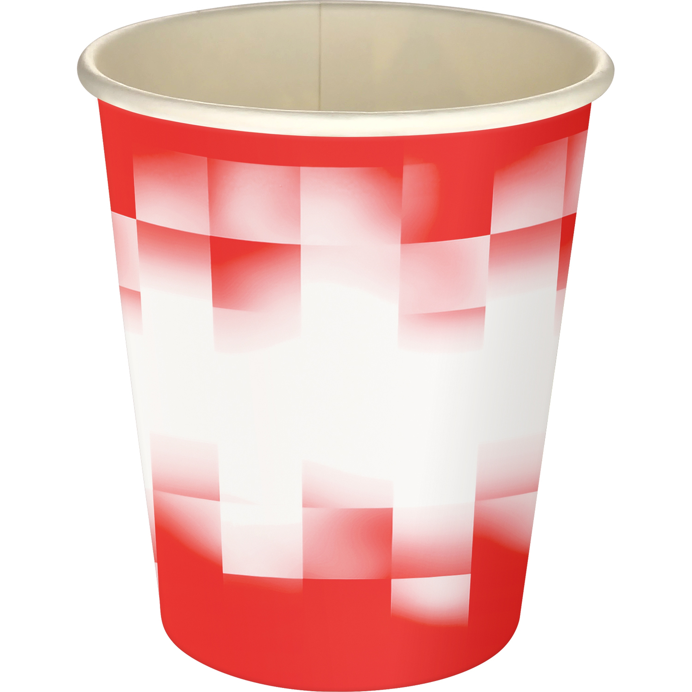 5 oz Full Color Shaded Checkers Paper Cup 1