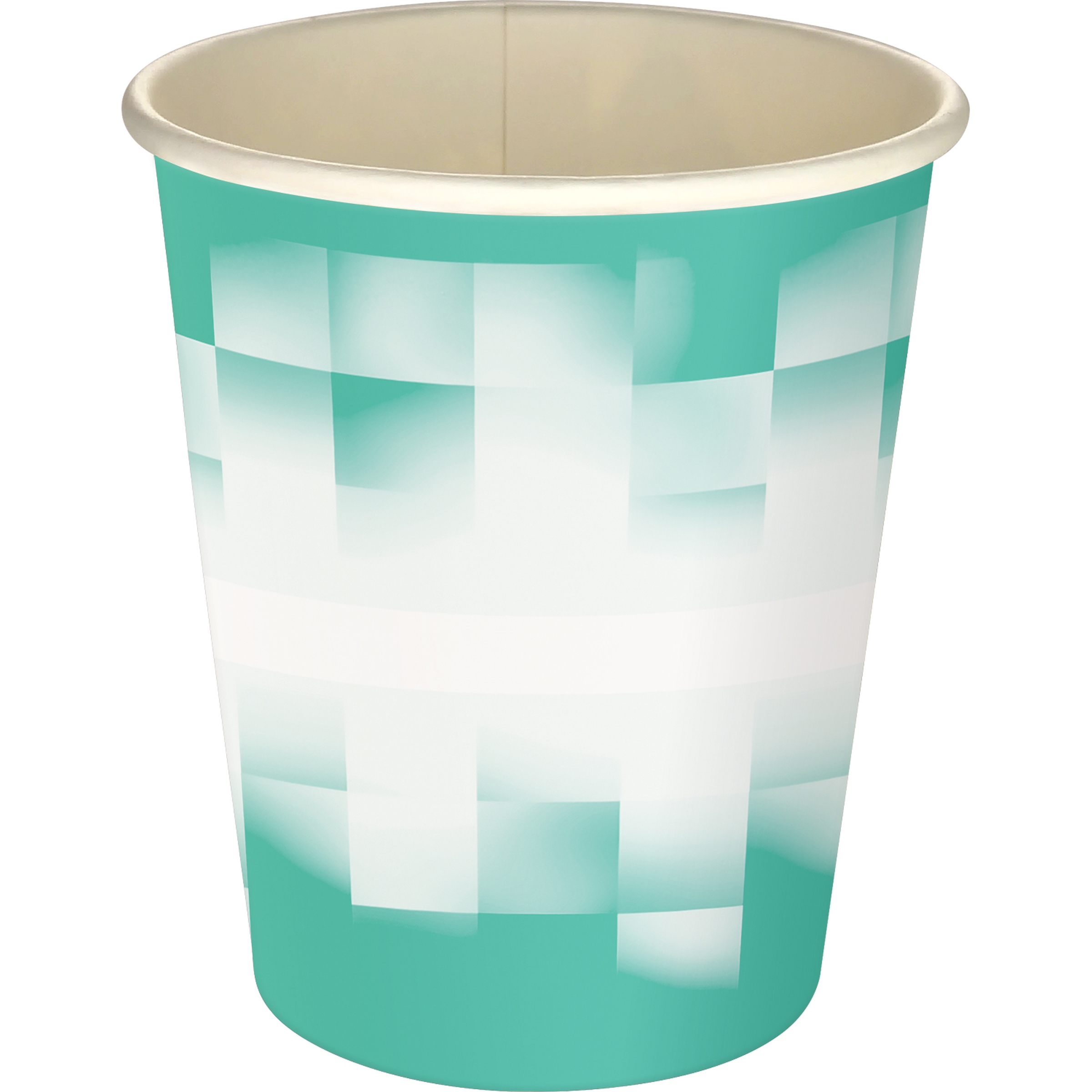 5 oz Full Color Shaded Checkers Paper Cup 1