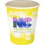 5 oz Full Color Shaded Checkers Paper Cup - yellow 5 oz Full Color Shaded Checkers Paper Cup - yellow