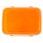Full Color Clip Top Lunch Container - orange Full Color Clip Top Lunch Container - orange