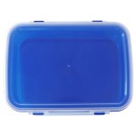 Full Color Clip Top Lunch Container - blue Full Color Clip Top Lunch Container - blue