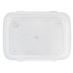 Full Color Clip Top Lunch Container - clear Full Color Clip Top Lunch Container - clear