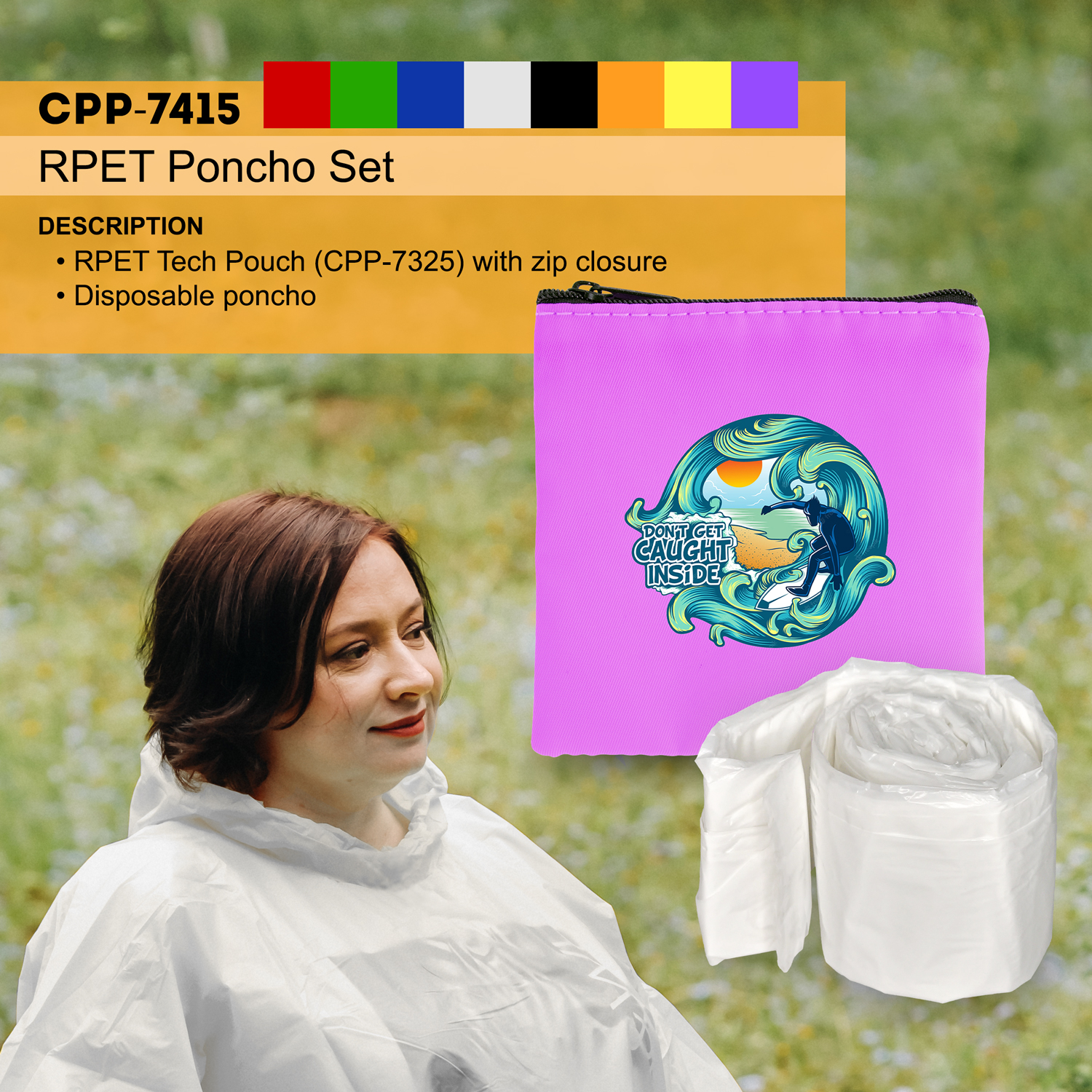 RPET Poncho Pouch 1