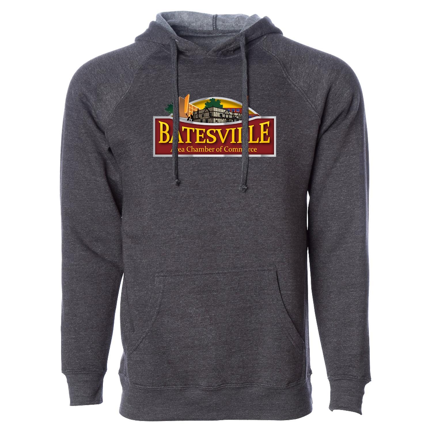 Independent Trading Co. Unisex Blend Raglan Hooded Pullover 1