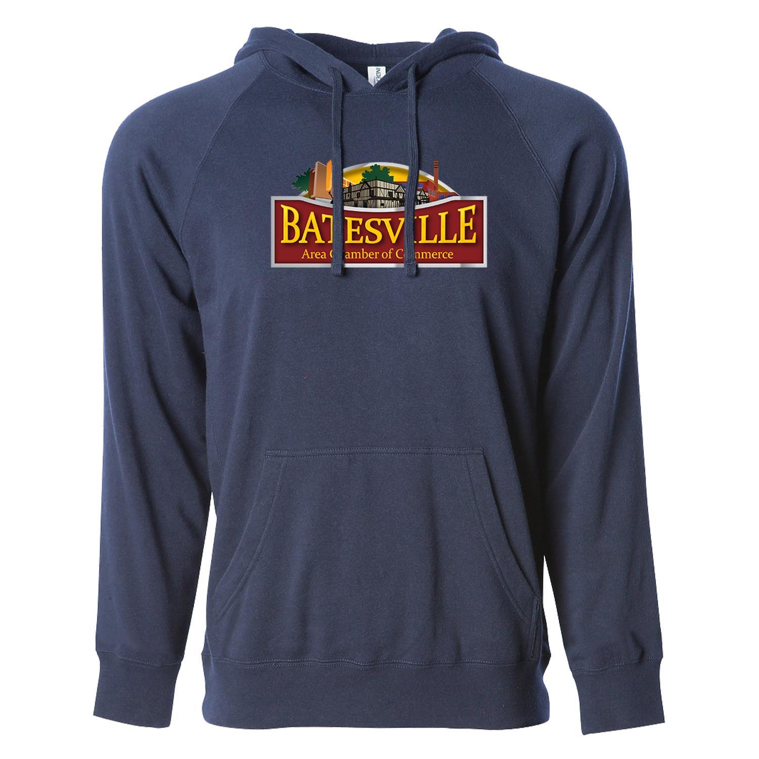 Independent Trading Co. Unisex Blend Raglan Hooded Pullover 1