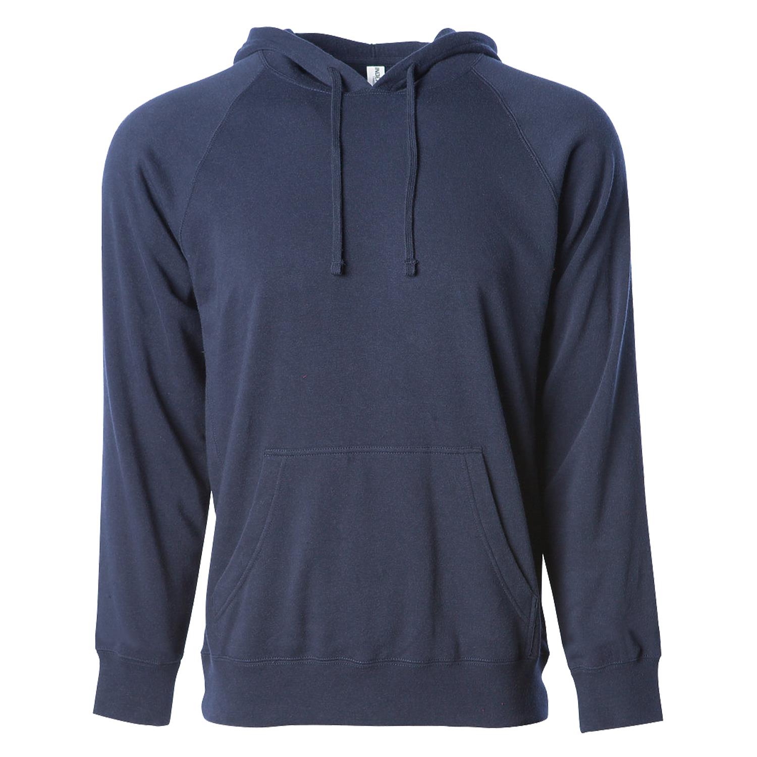 Independent Trading Co. Unisex Blend Raglan Hooded Pullover 1