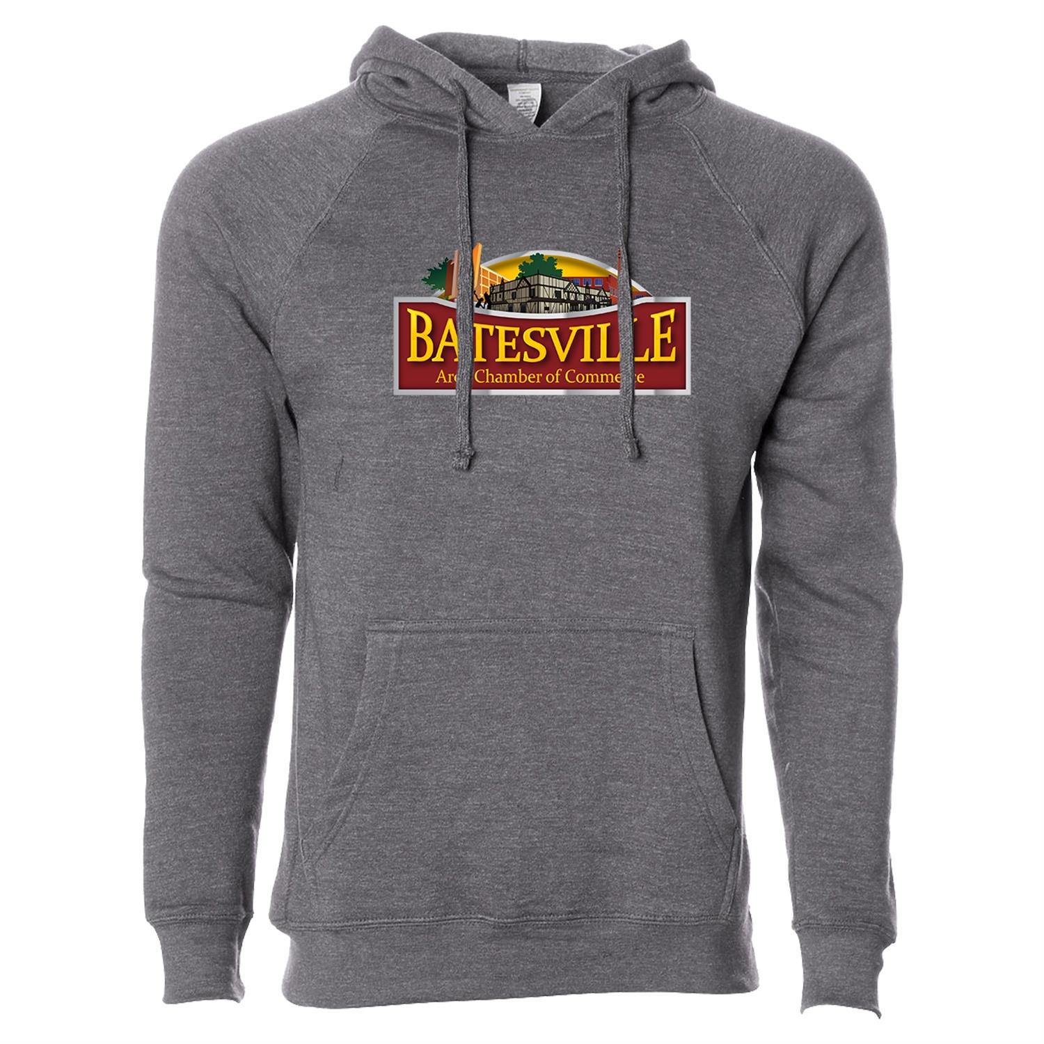 Independent Trading Co. Unisex Blend Raglan Hooded Pullover 1