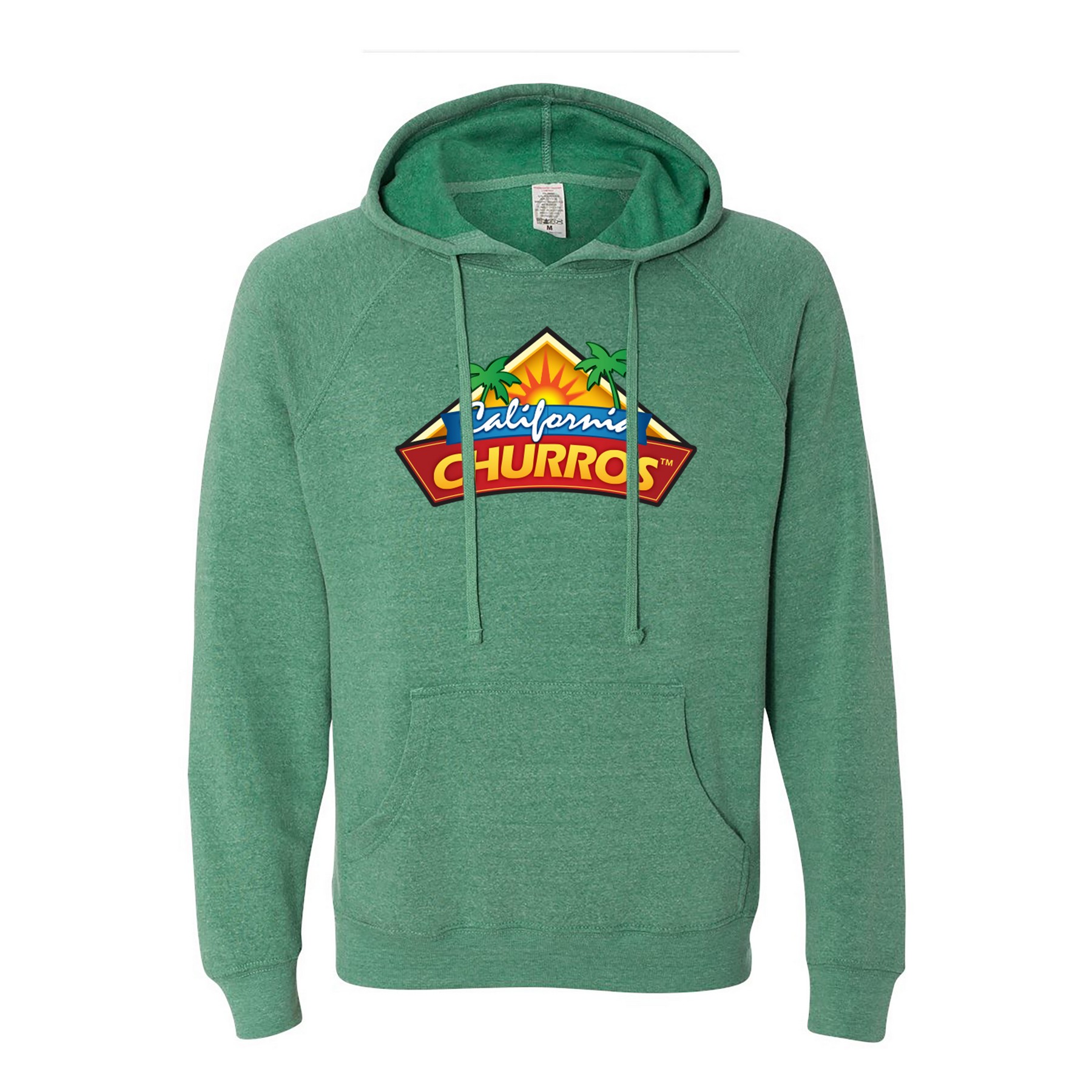 Independent Trading Co.® Unisex Blend Raglan Hooded Pullover 1