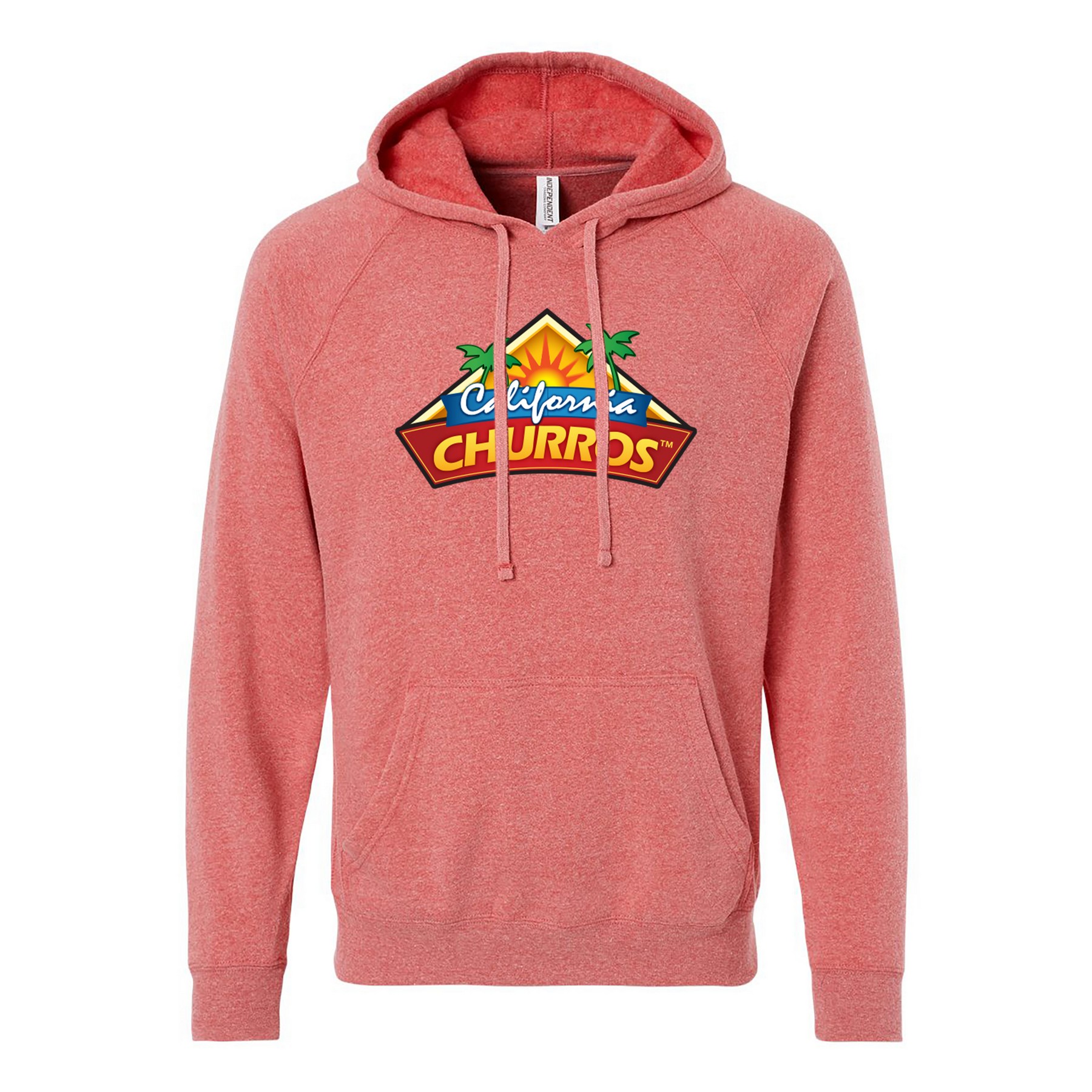 Independent Trading Co.® Unisex Blend Raglan Hooded Pullover 1