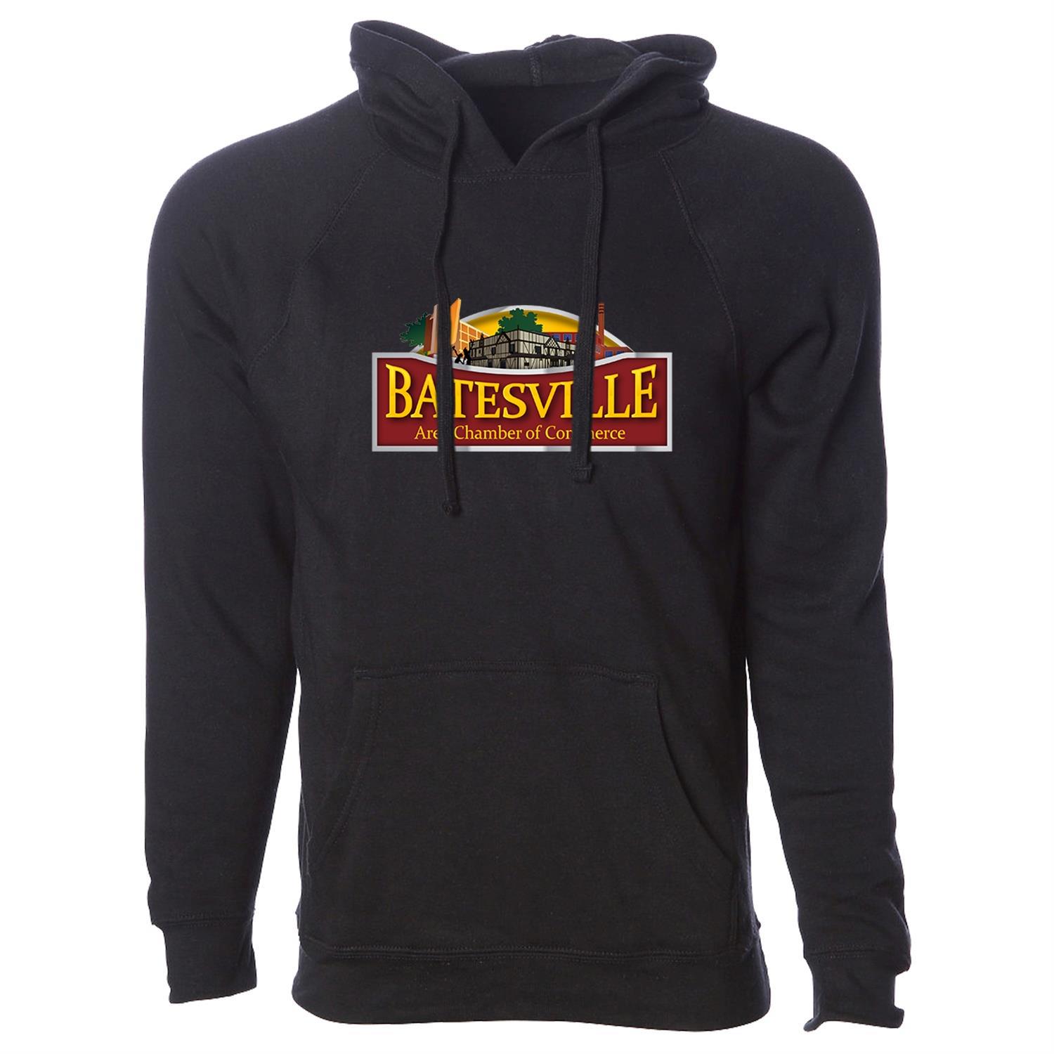Independent Trading Co. Unisex Blend Raglan Hooded Pullover 1