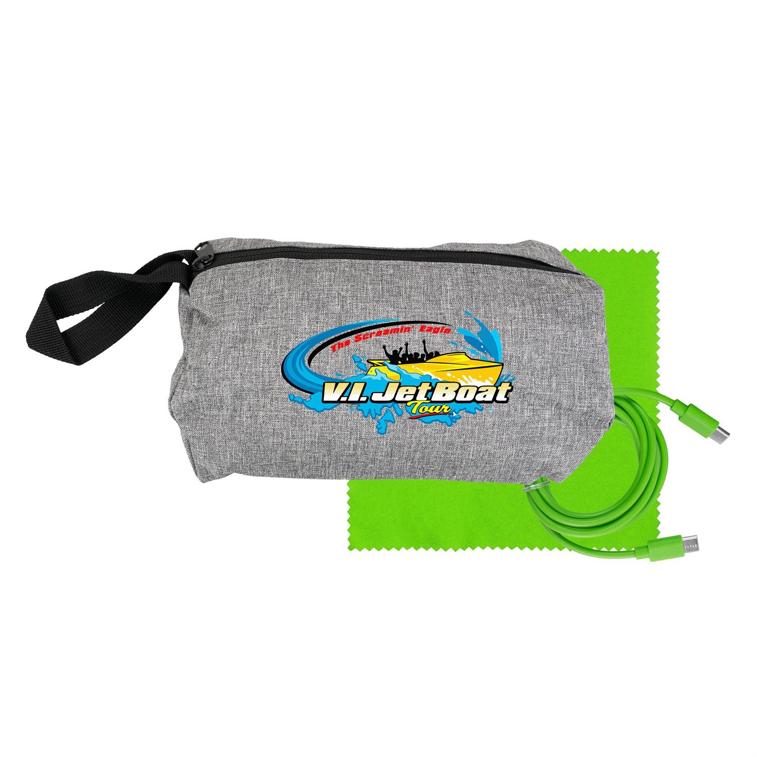 Travel C to C Cable & Cloth Set 1