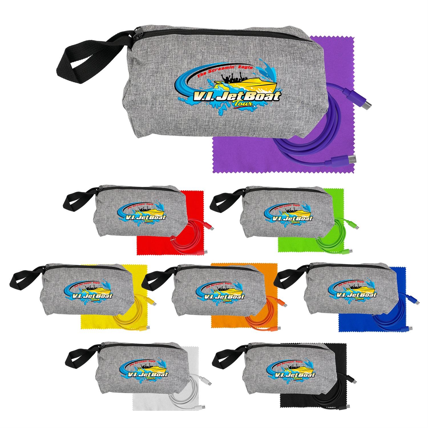 Travel C to C Cable & Cloth Set 1