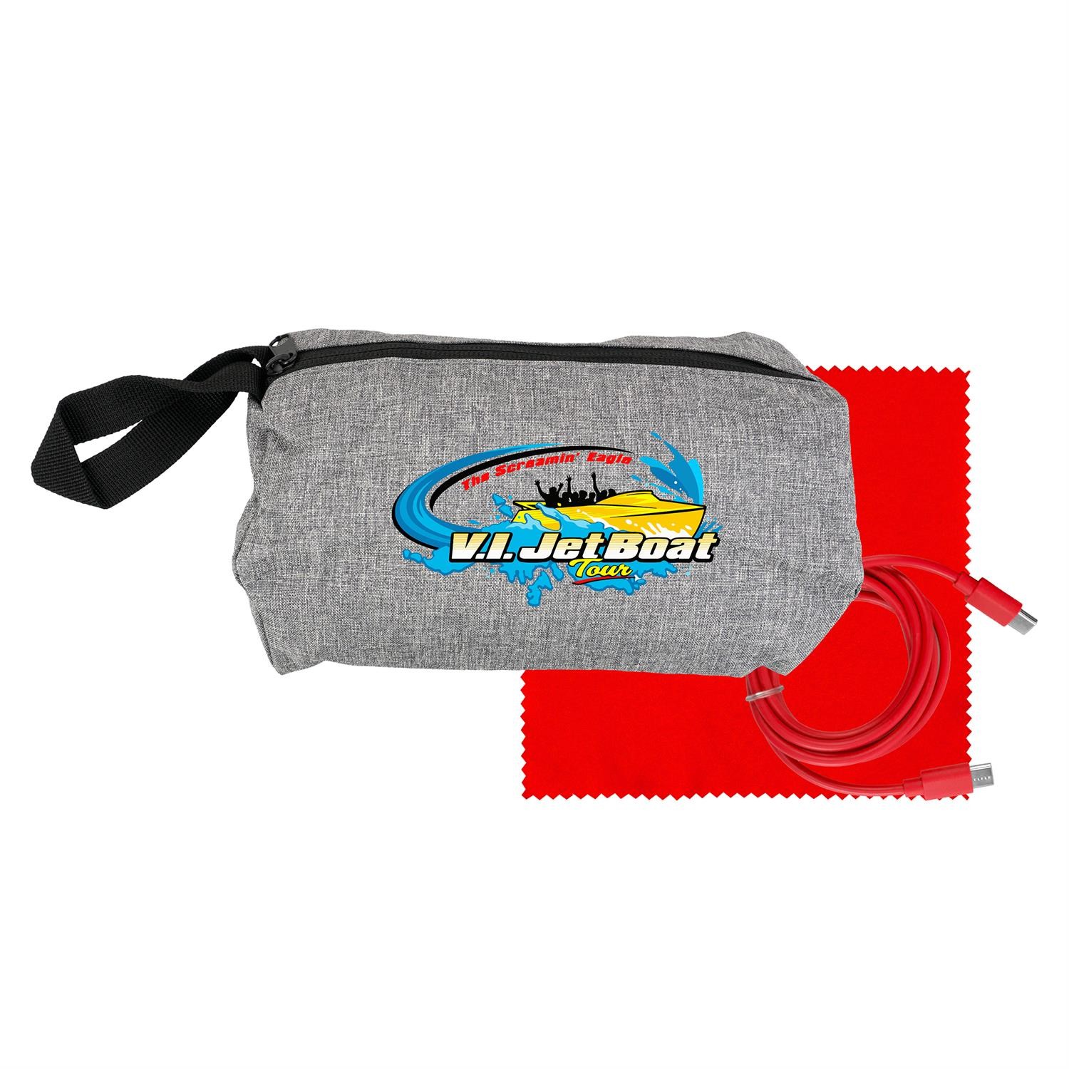 Travel C to C Cable & Cloth Set 1