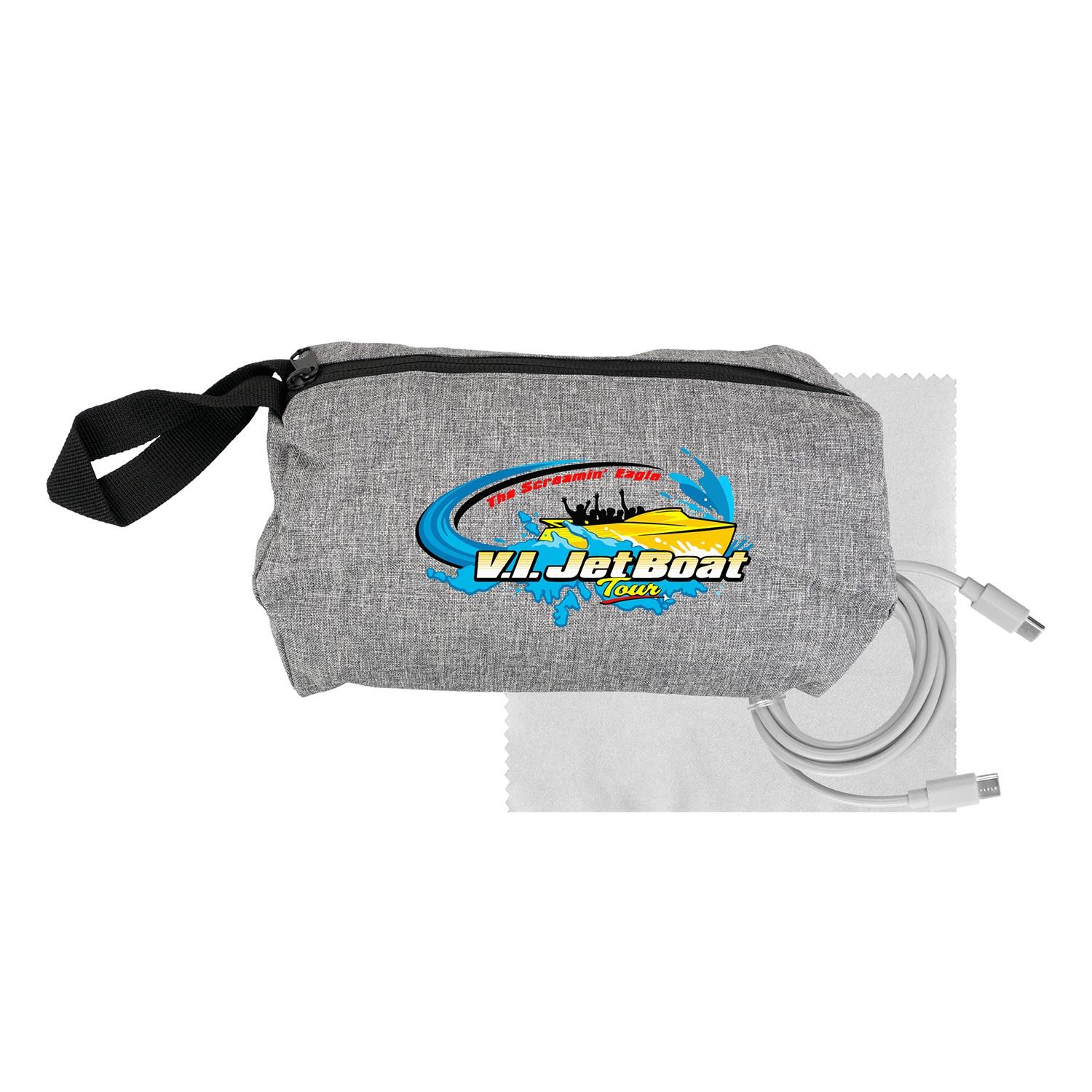 Travel C to C Cable & Cloth Set 1