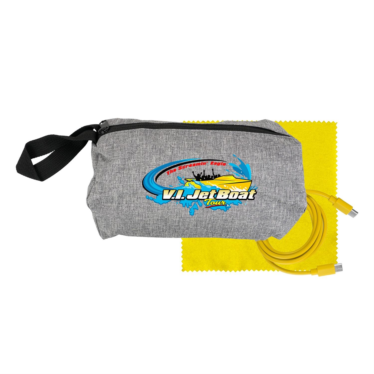 Travel C to C Cable & Cloth Set 1