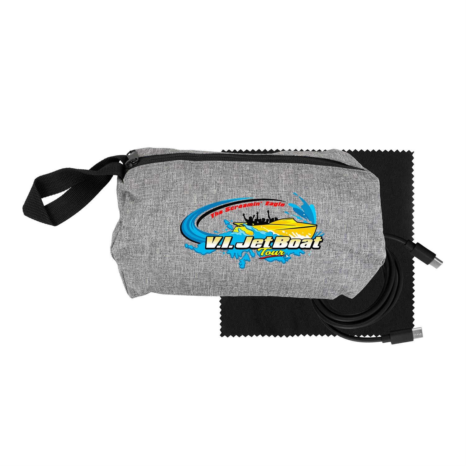 Travel C to C Cable & Cloth Set 1