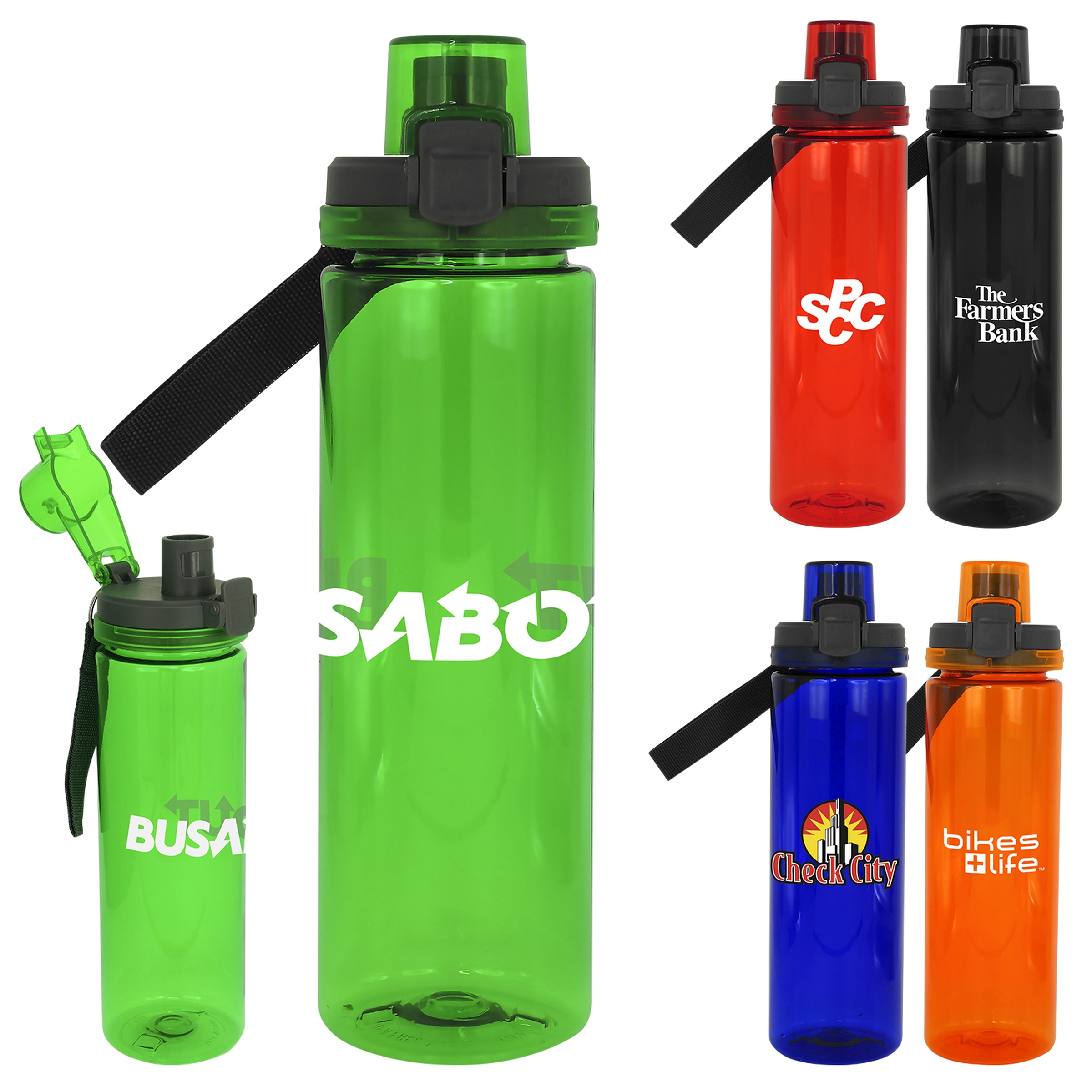 Locking Lid 24 oz. Colorful Bottle 1