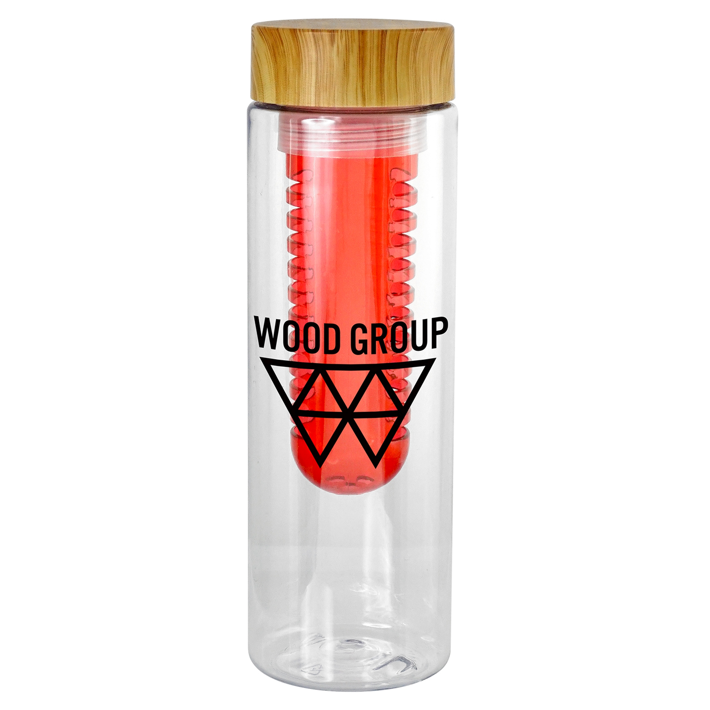 Bamboo Pattern 24 oz Recycled Bottle with Fruit Infuser 1